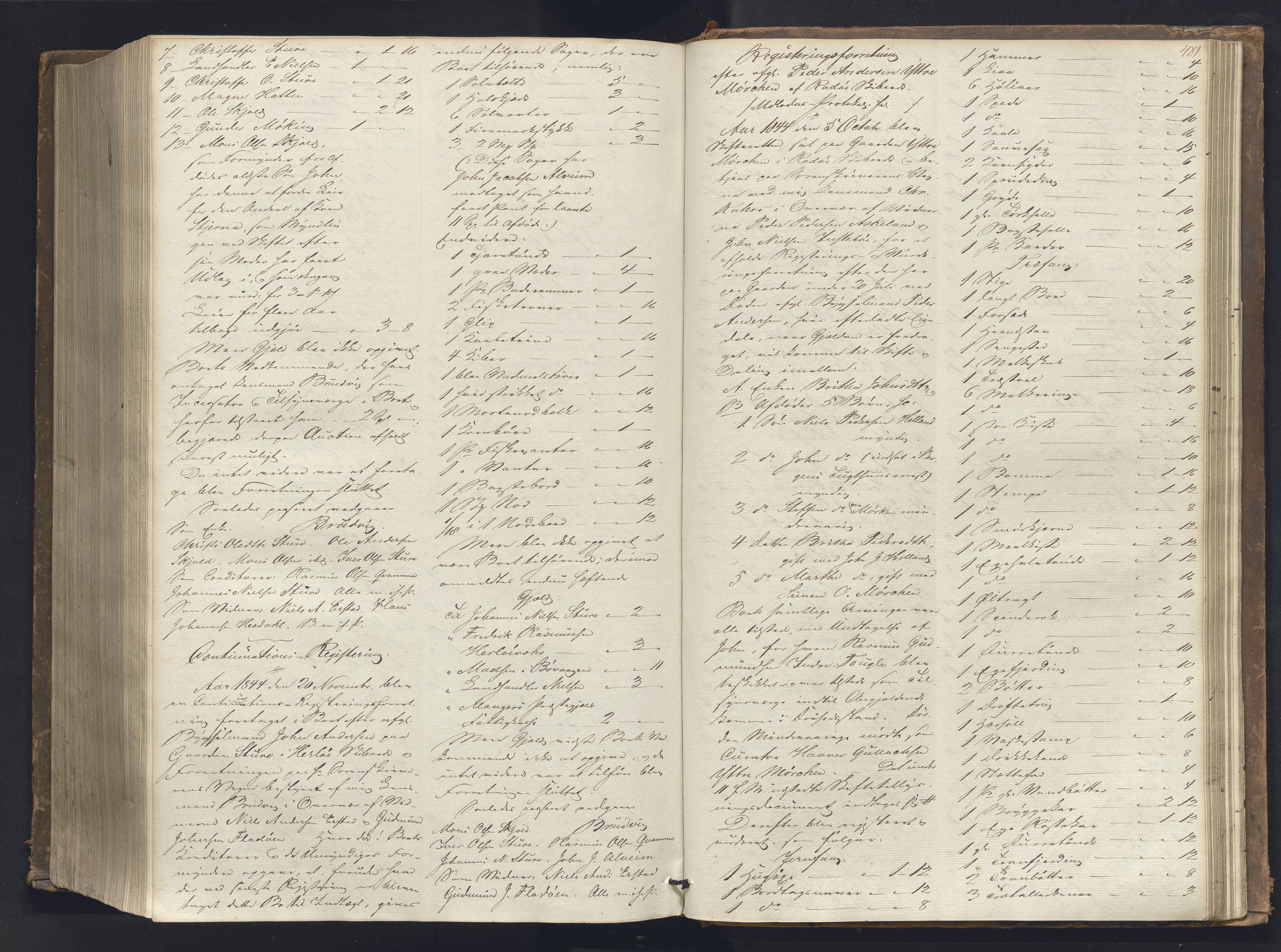 Nordhordland sorenskrivar, AV/SAB-A-2901/1/H/Hb/L0001: Registreringsprotokollar, 1841-1845, s. 481
