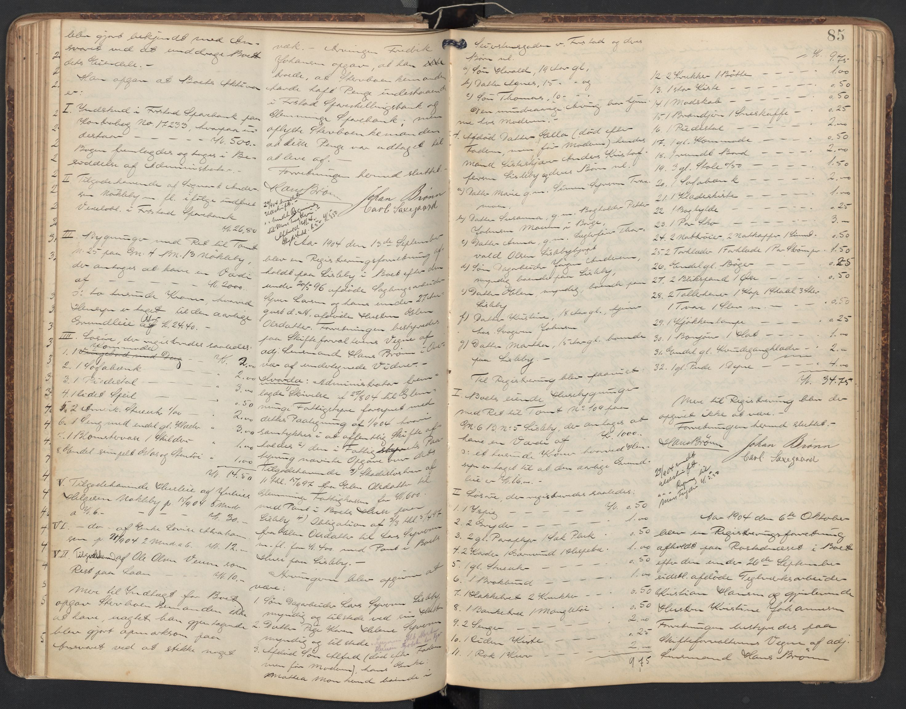 Glemmen lensmannskontor, AV/SAO-A-10123/H/Ha/Hab/L0005: Registreringsprotokoll, 1899-1908