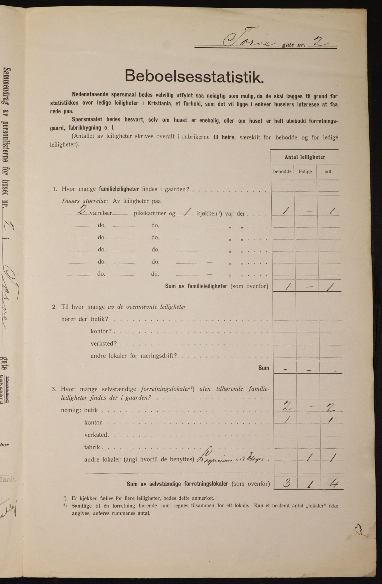 OBA, Kommunal folketelling 1.2.1912 for Kristiania, 1912, s. 113889