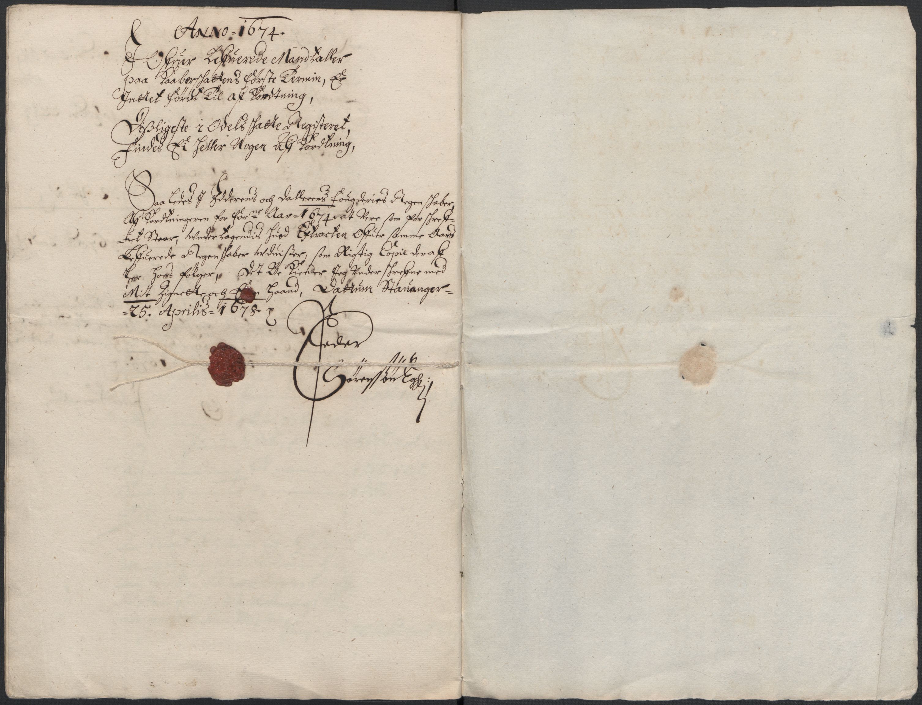 Rentekammeret inntil 1814, Reviderte regnskaper, Fogderegnskap, AV/RA-EA-4092/R46/L2714: Fogderegnskap Jæren og Dalane, 1673-1674, s. 444