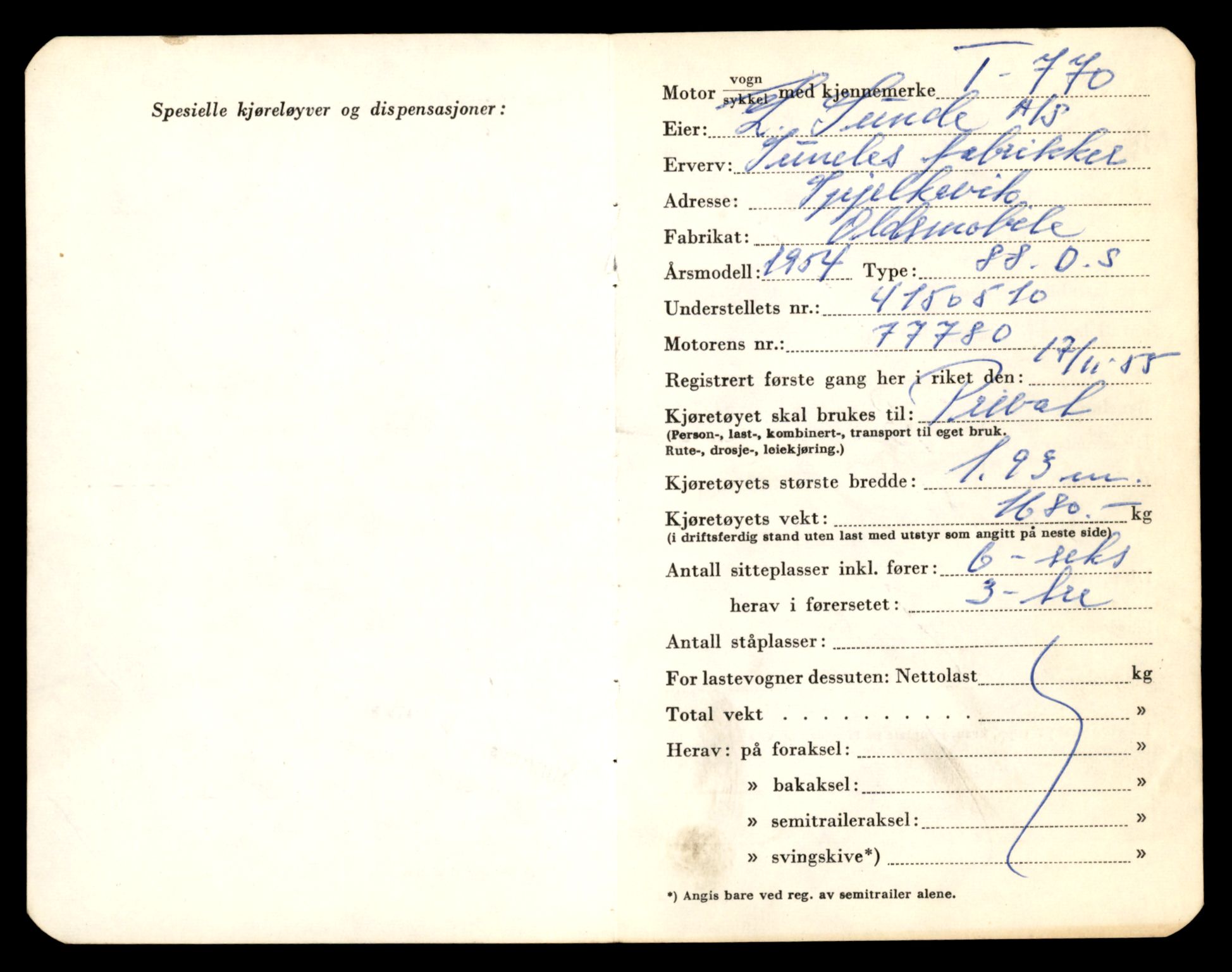 Møre og Romsdal vegkontor - Ålesund trafikkstasjon, SAT/A-4099/F/Fe/L0008: Registreringskort for kjøretøy T 747 - T 894, 1927-1998, s. 757