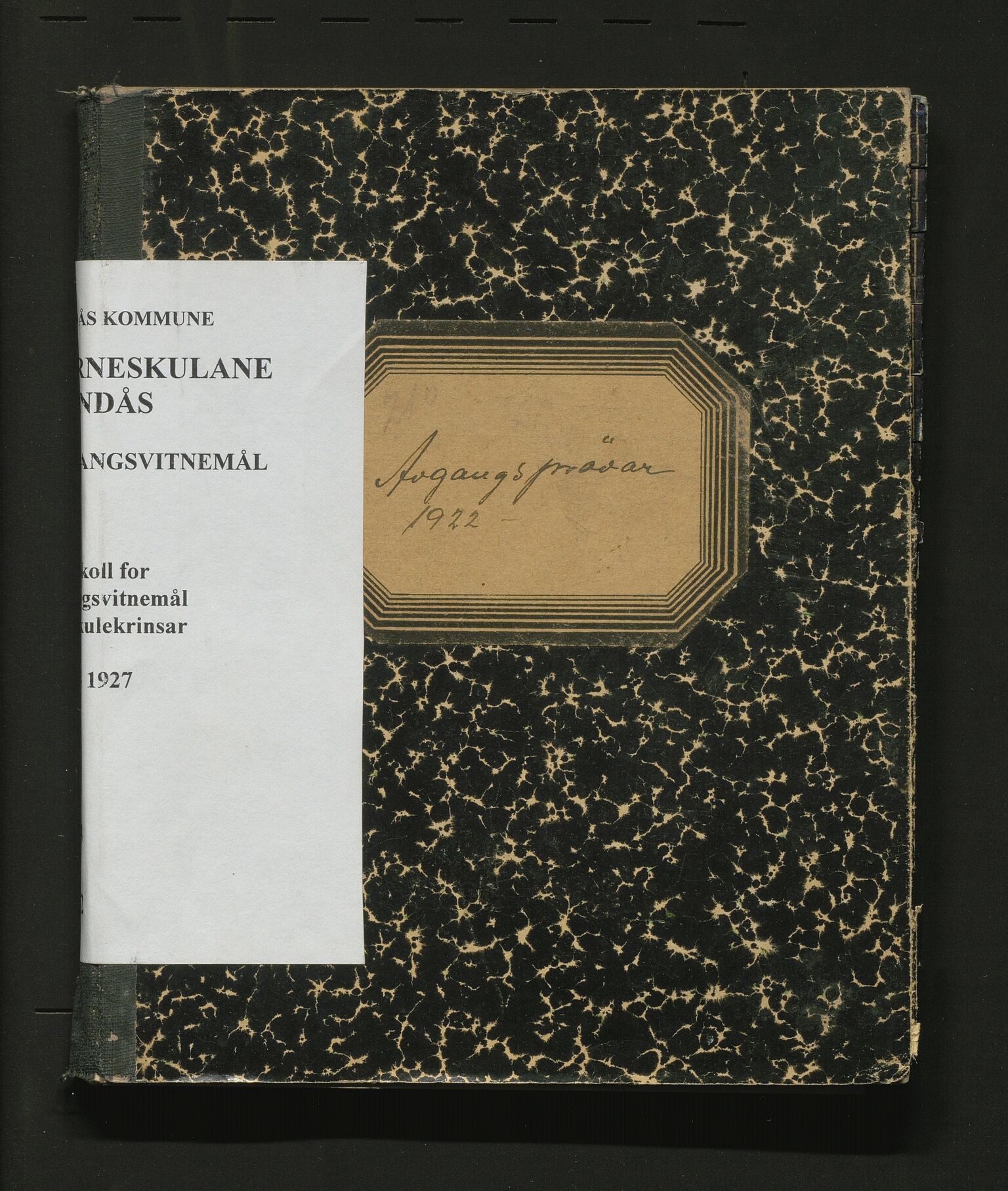 Lindås kommune. Barneskulane, IKAH/1263-231/F/Fc/L0002: Vitnemålsprotokoll for alle krinsar, 1922-1927