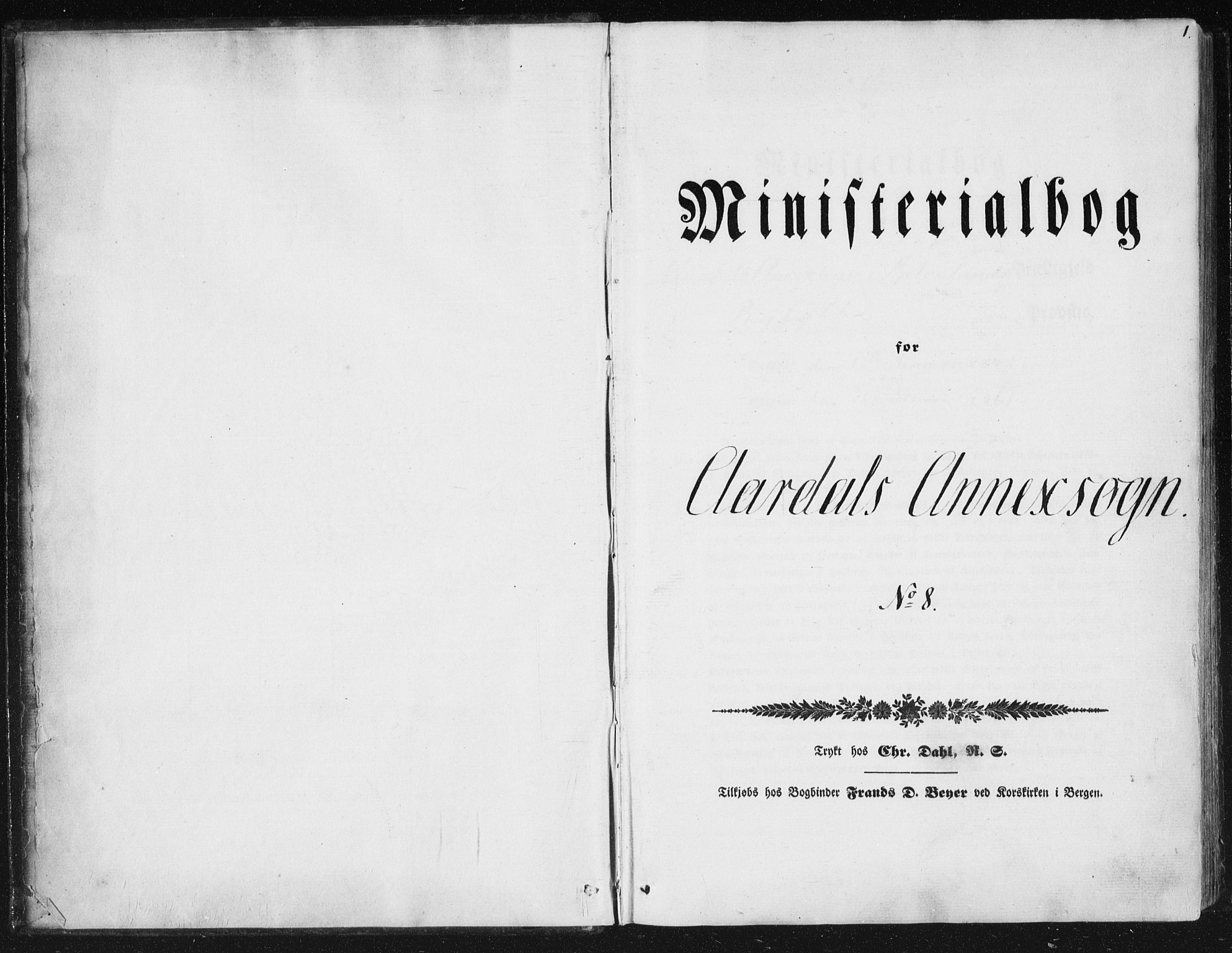 Hjelmeland sokneprestkontor, SAST/A-101843/01/IV/L0008: Ministerialbok nr. A 8, 1842-1861, s. 1