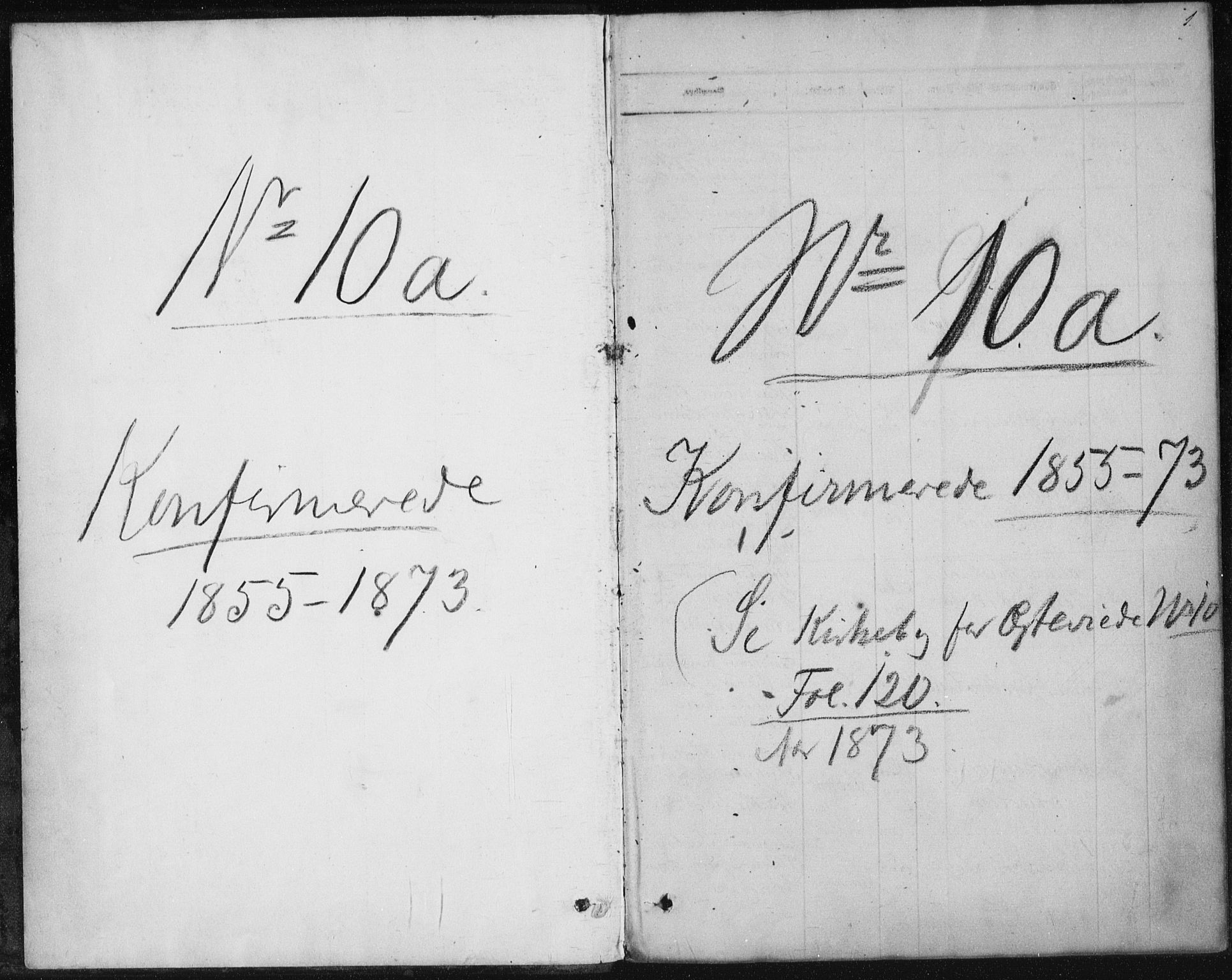 Sannidal kirkebøker, AV/SAKO-A-296/F/Fa/L0009: Ministerialbok nr. 9, 1855-1873, s. 1