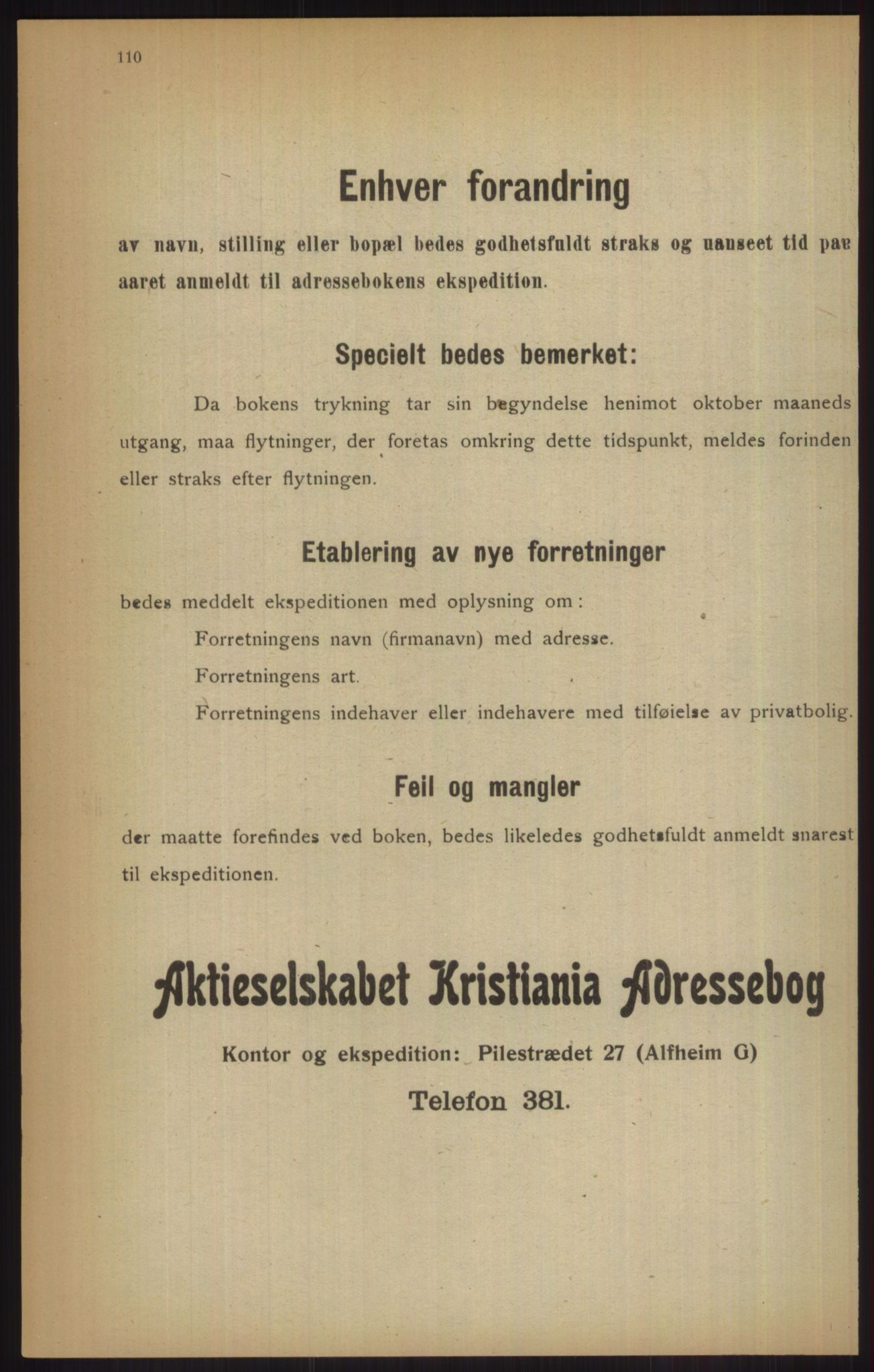 Kristiania/Oslo adressebok, PUBL/-, 1915, s. 110