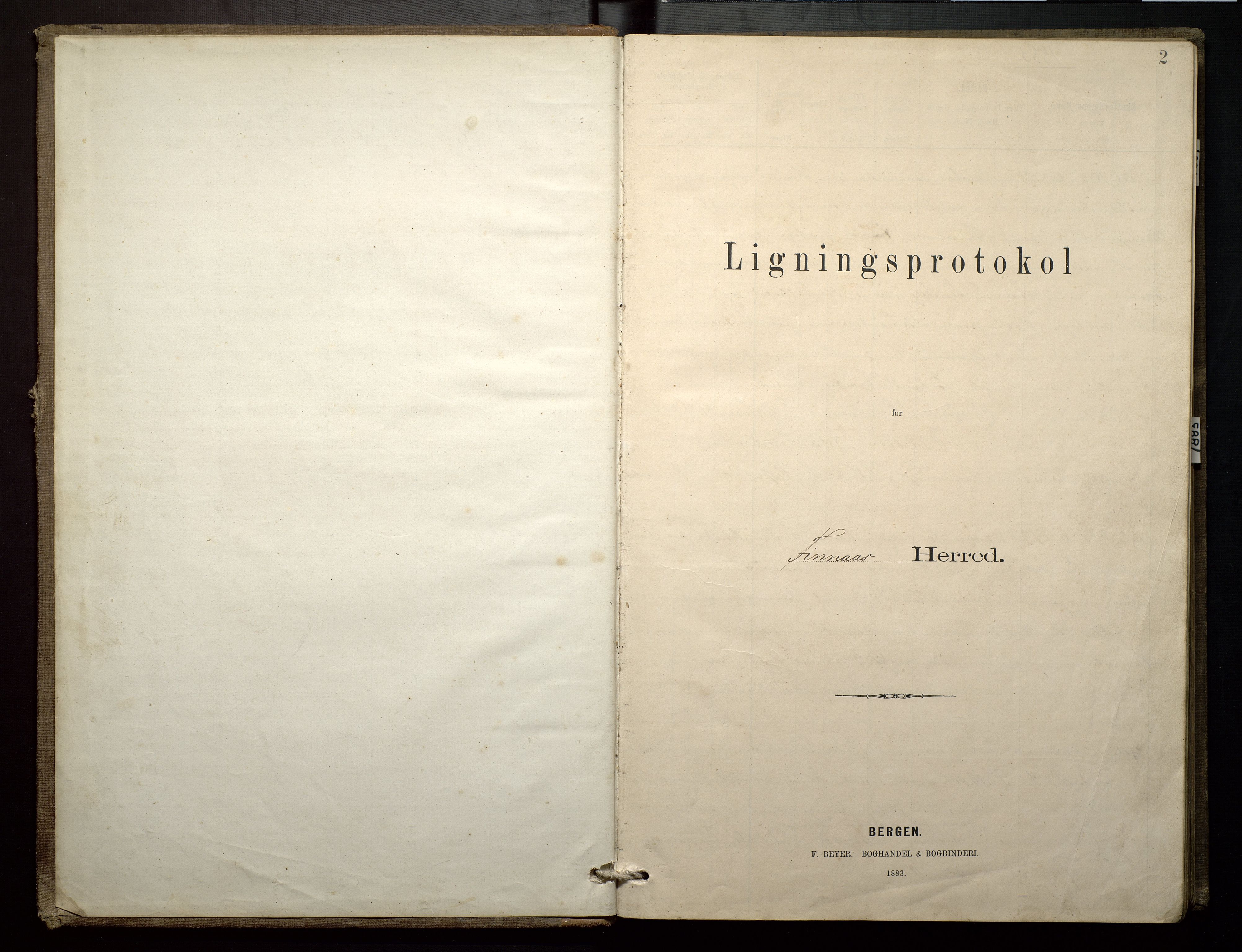 Finnaas kommune. Likningsnemnda, IKAH/1218a-142/F/Fa/L0003: Likningsprotokoll for heradsskatten, 1883-1885