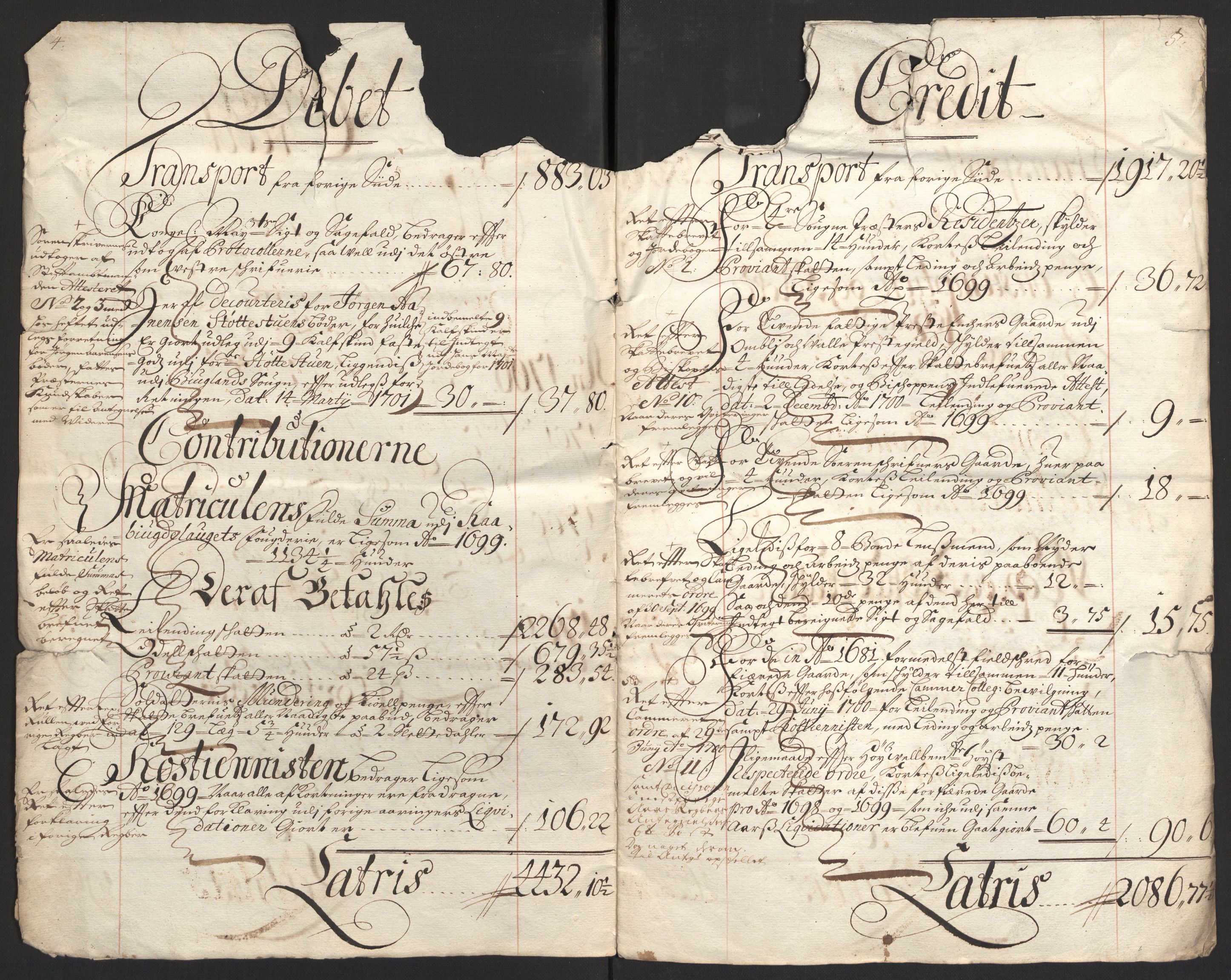 Rentekammeret inntil 1814, Reviderte regnskaper, Fogderegnskap, RA/EA-4092/R40/L2446: Fogderegnskap Råbyggelag, 1700-1702, s. 5