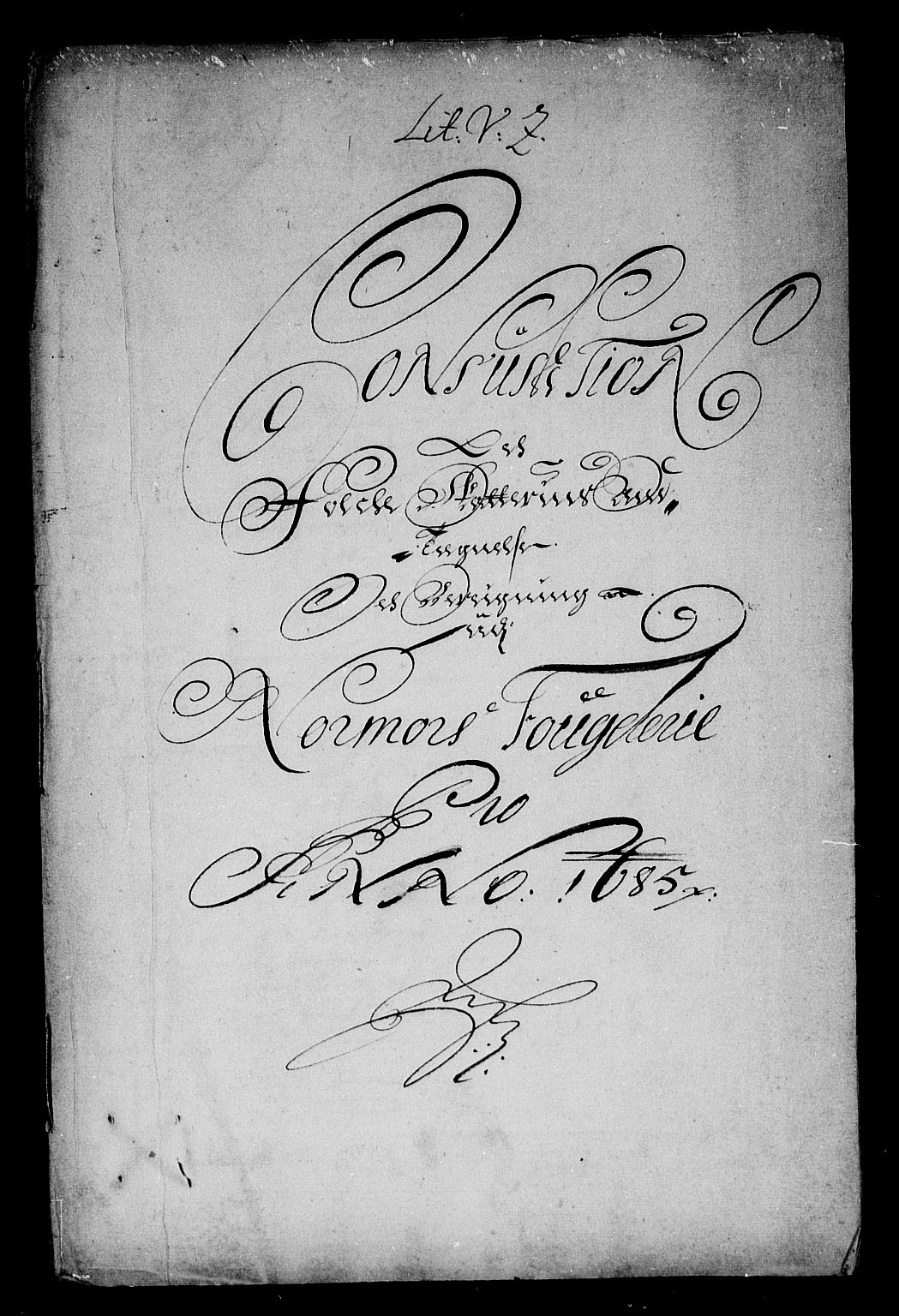 Rentekammeret inntil 1814, Reviderte regnskaper, Stiftamtstueregnskaper, Trondheim stiftamt og Nordland amt, AV/RA-EA-6044/R/Rg/L0081: Trondheim stiftamt og Nordland amt, 1685
