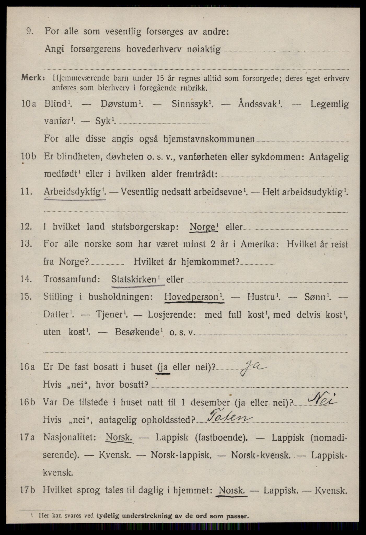 SAT, Folketelling 1920 for 1650 Horg herred, 1920, s. 3893