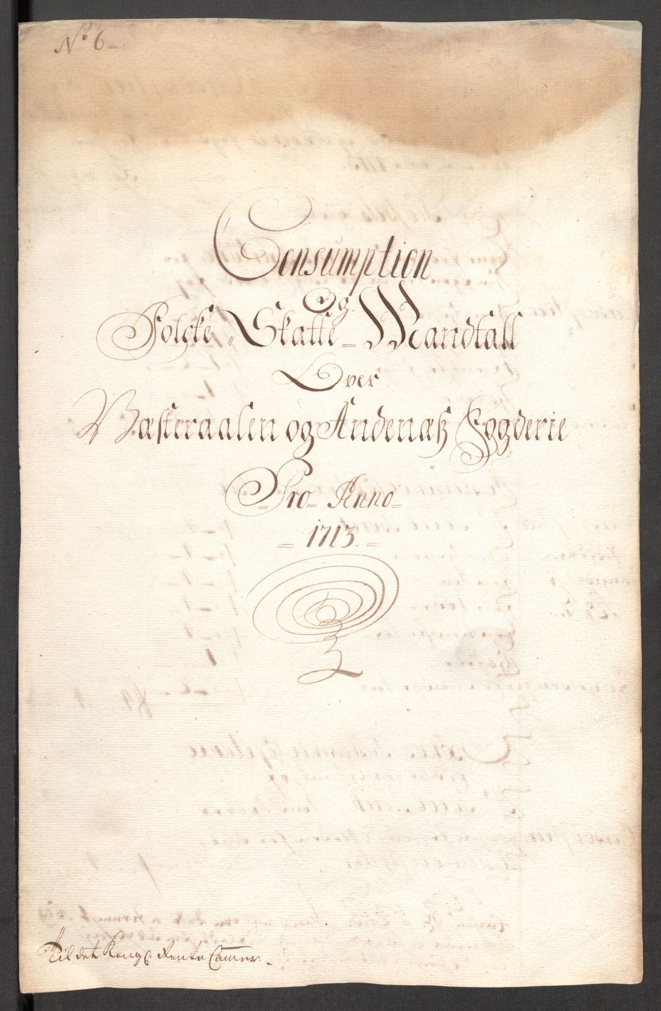 Rentekammeret inntil 1814, Reviderte regnskaper, Fogderegnskap, RA/EA-4092/R67/L4679: Fogderegnskap Vesterålen, Andenes og Lofoten, 1711-1713, s. 144
