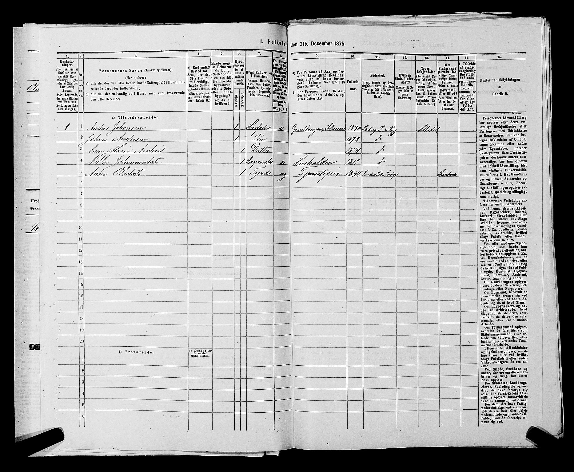 RA, Folketelling 1875 for 0115P Skjeberg prestegjeld, 1875, s. 807