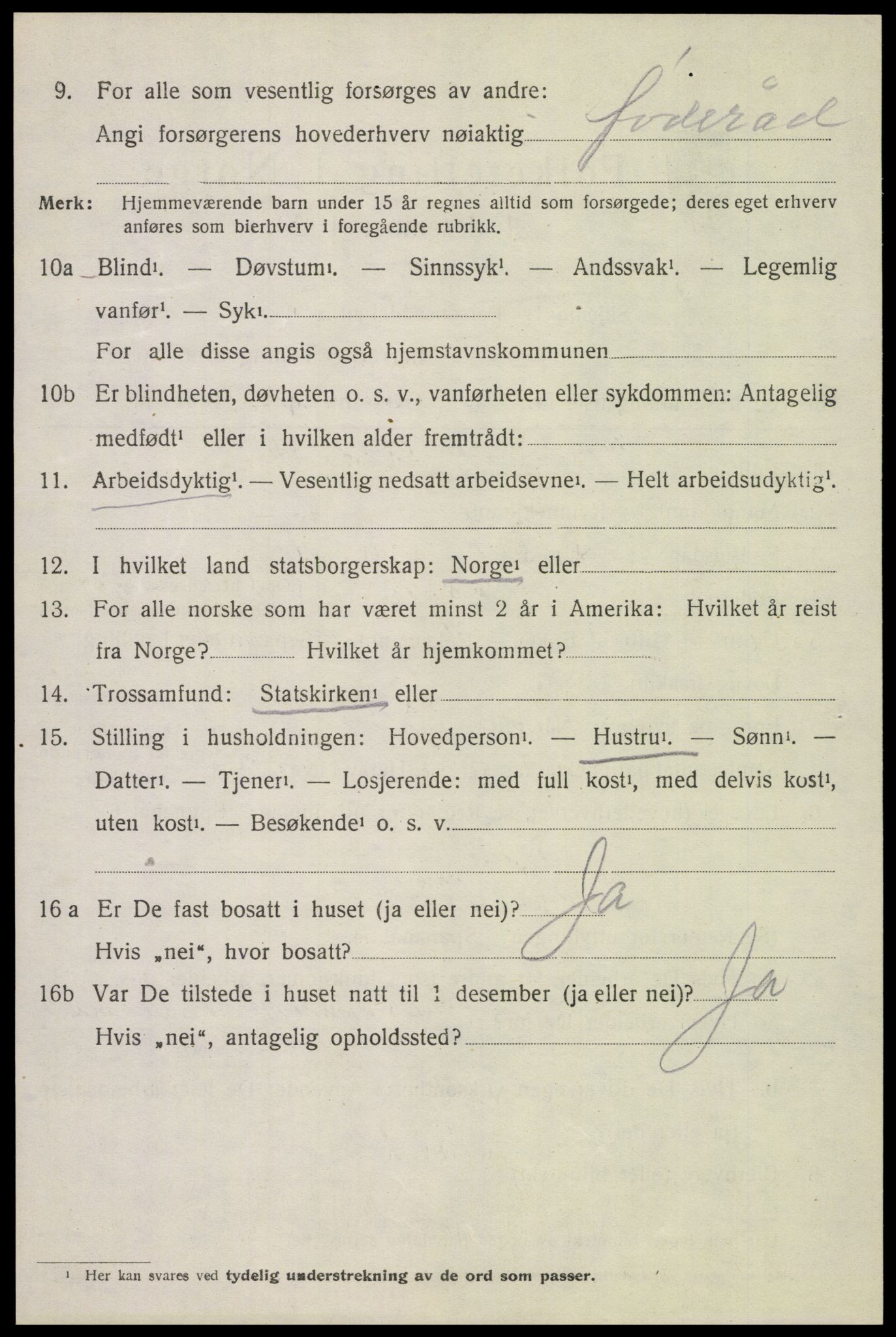 SAH, Folketelling 1920 for 0511 Dovre herred, 1920, s. 2777