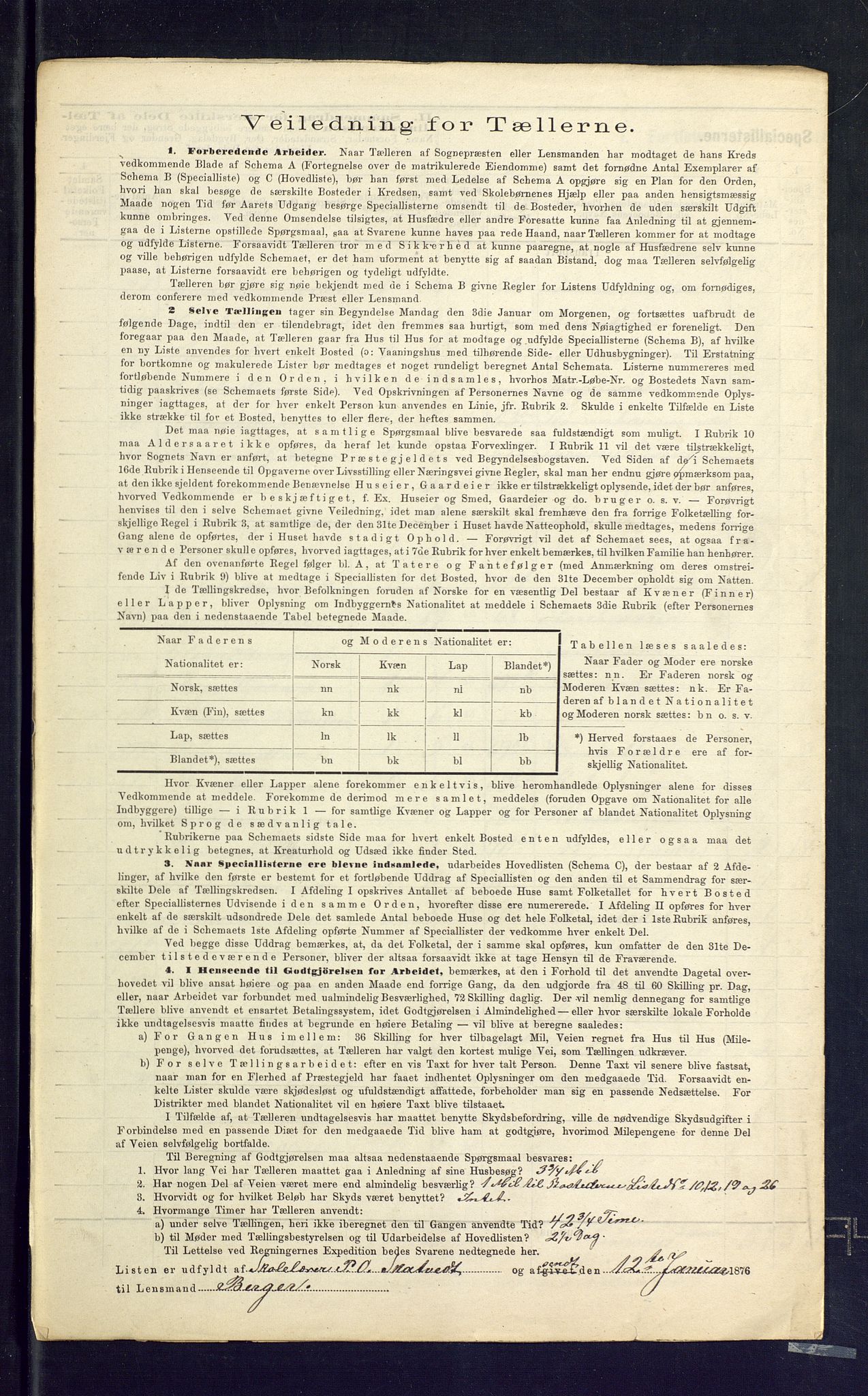 SAKO, Folketelling 1875 for 0621P Sigdal prestegjeld, 1875, s. 12