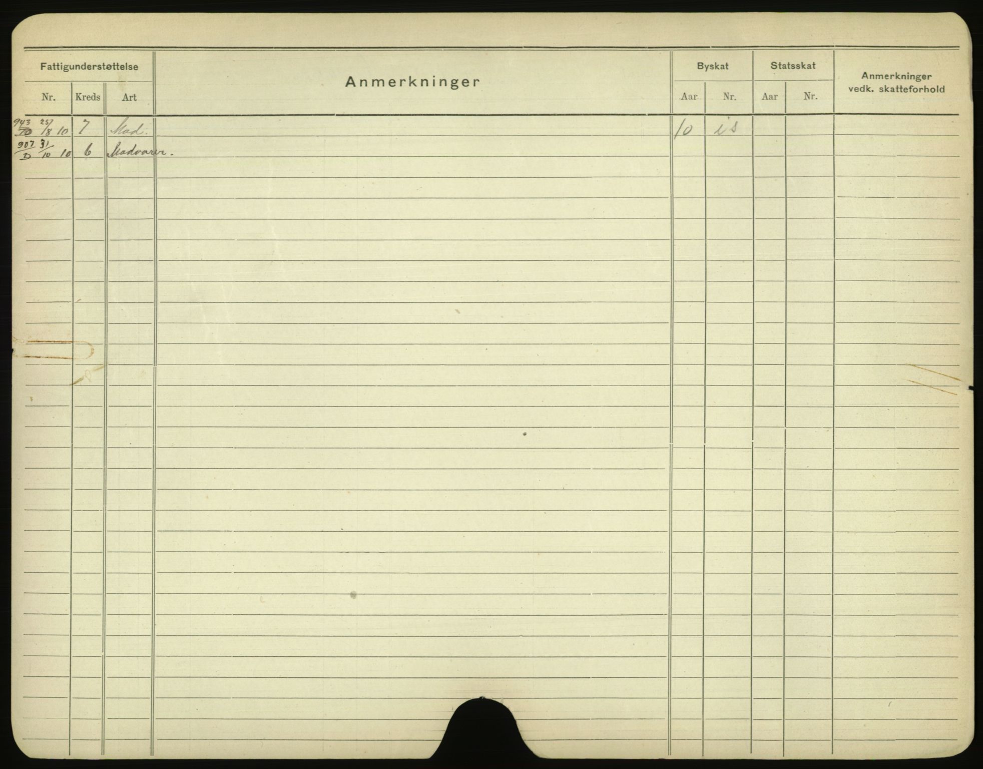 Oslo folkeregister, Registerkort, SAO/A-11715/F/Fa/Fac/L0001: Menn, 1906-1914, s. 976b