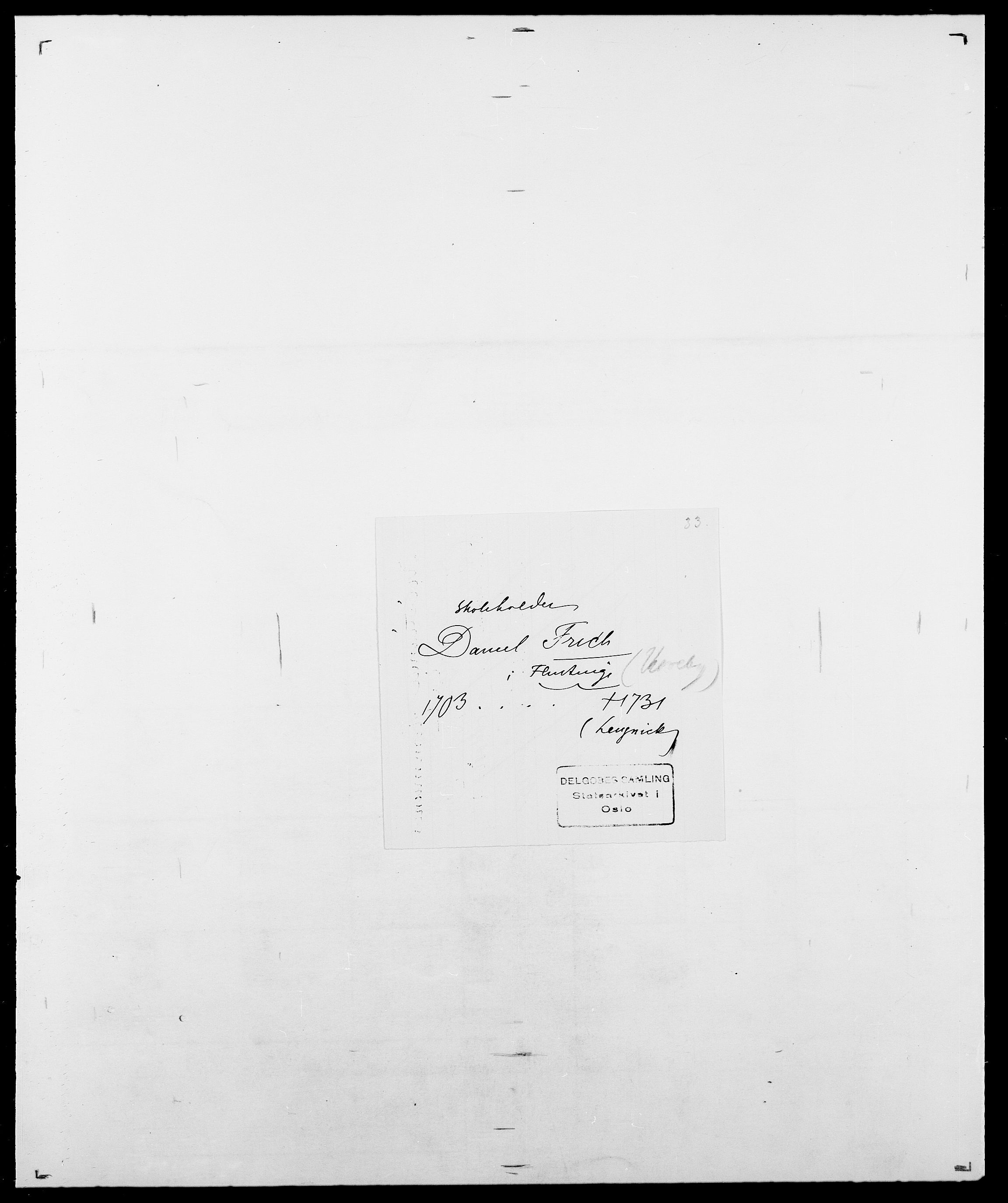 Delgobe, Charles Antoine - samling, SAO/PAO-0038/D/Da/L0012: Flor, Floer, Flohr - Fritzner, s. 770