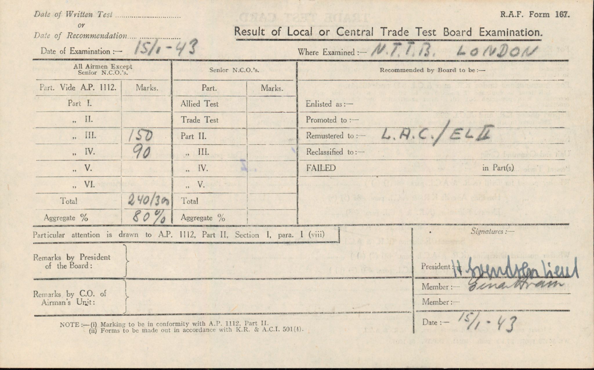 Forsvaret, Forsvarets overkommando/Luftforsvarsstaben, AV/RA-RAFA-4079/P/Pa/L0029: Personellpapirer, 1912, s. 46