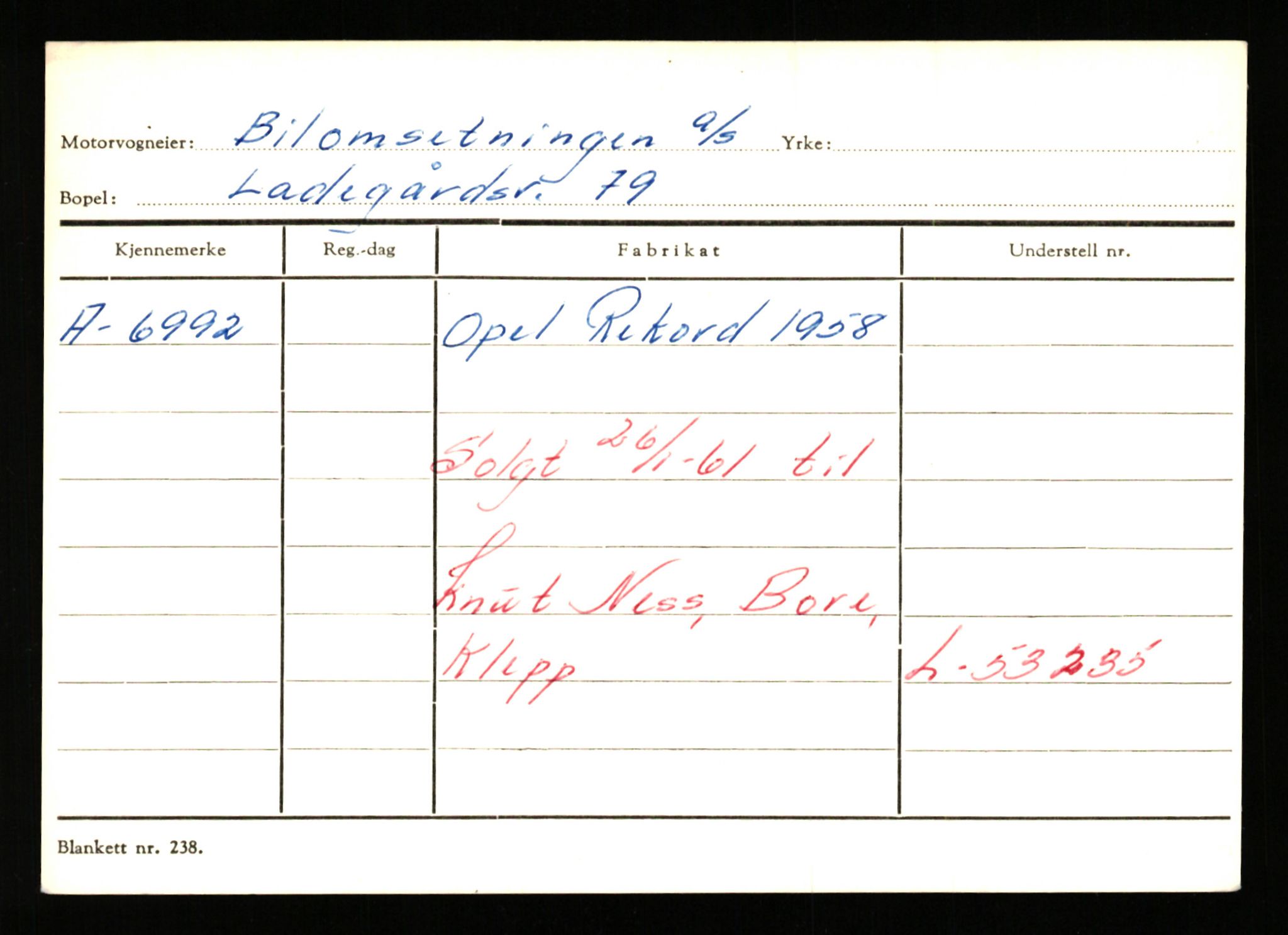 Stavanger trafikkstasjon, AV/SAST-A-101942/0/G/L0002: Registreringsnummer: 5791 - 10405, 1930-1971, s. 537