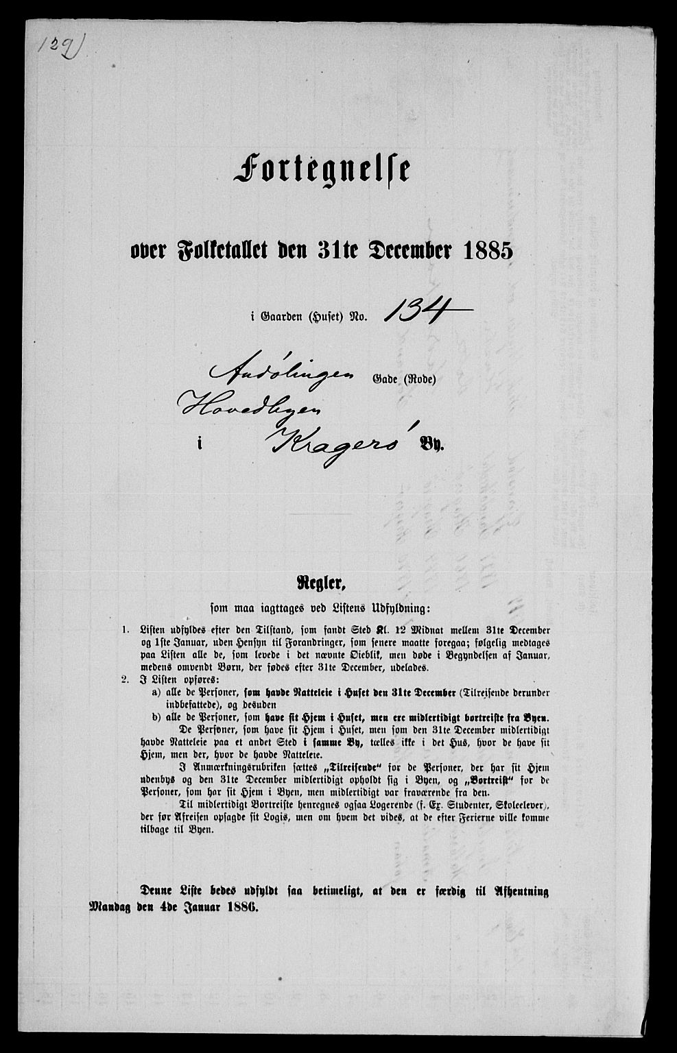 SAKO, Folketelling 1885 for 0801 Kragerø kjøpstad, 1885, s. 1292