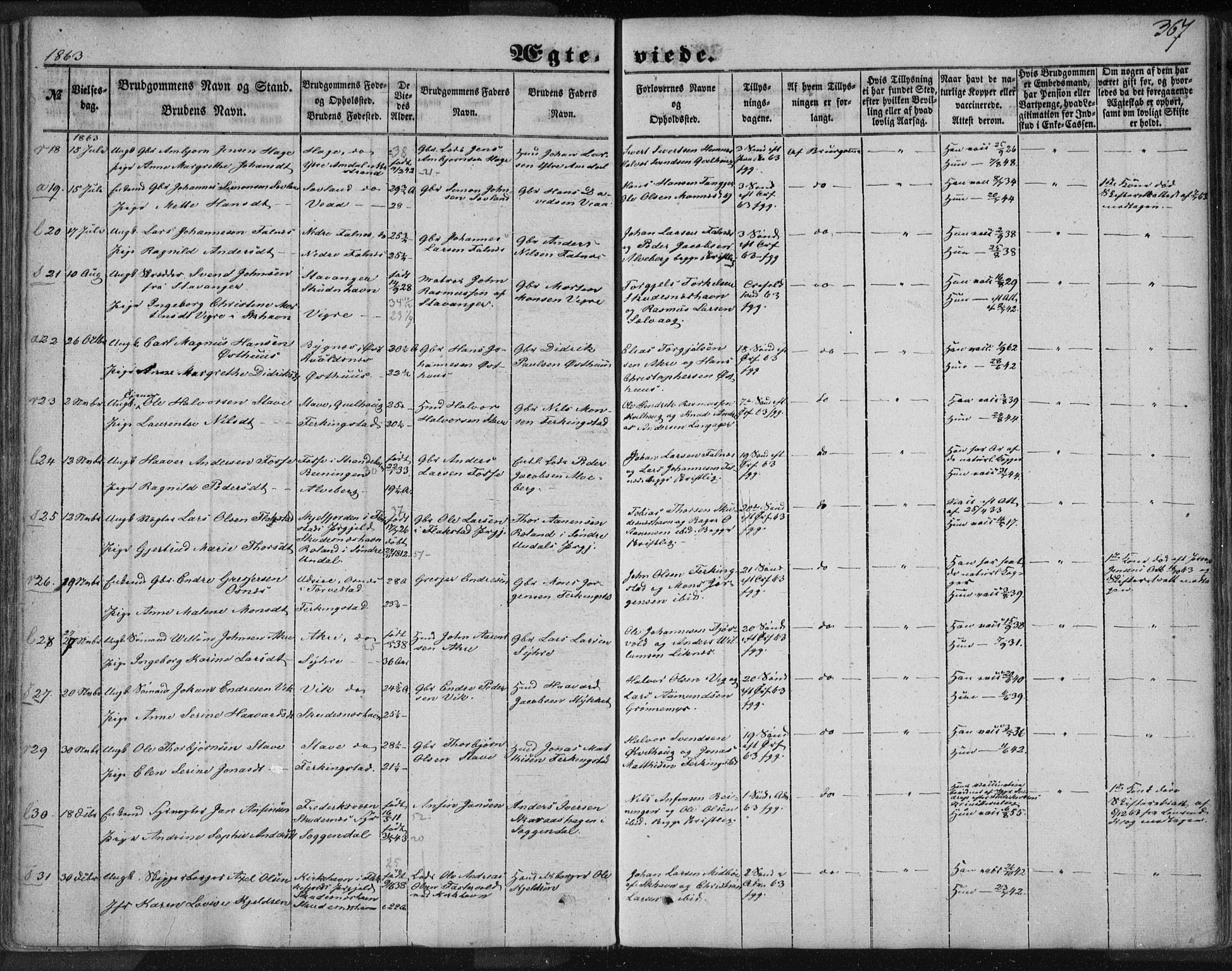 Skudenes sokneprestkontor, SAST/A -101849/H/Ha/Haa/L0005: Ministerialbok nr. A 3.2, 1847-1863, s. 367