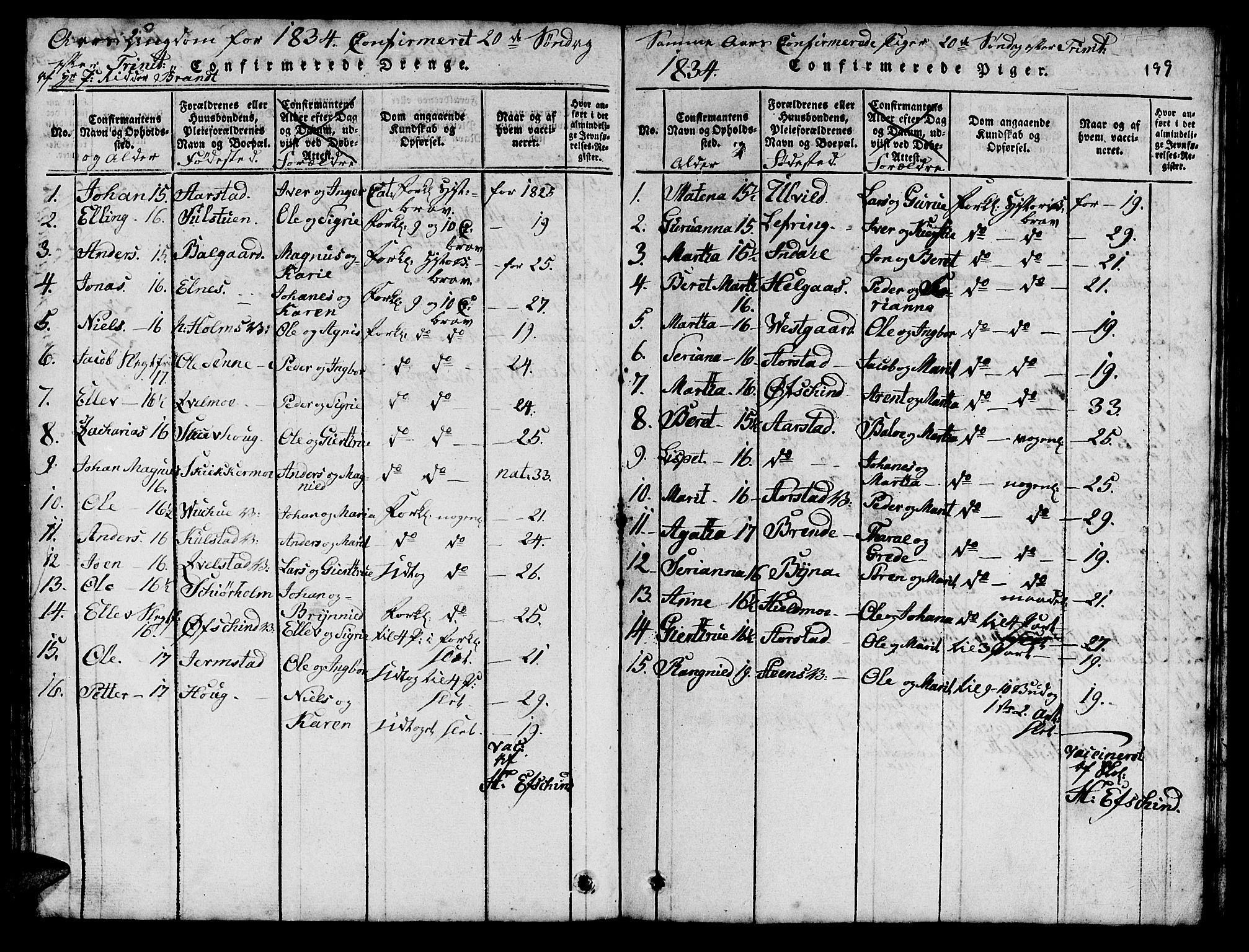 Ministerialprotokoller, klokkerbøker og fødselsregistre - Nord-Trøndelag, SAT/A-1458/724/L0265: Klokkerbok nr. 724C01, 1816-1845, s. 199