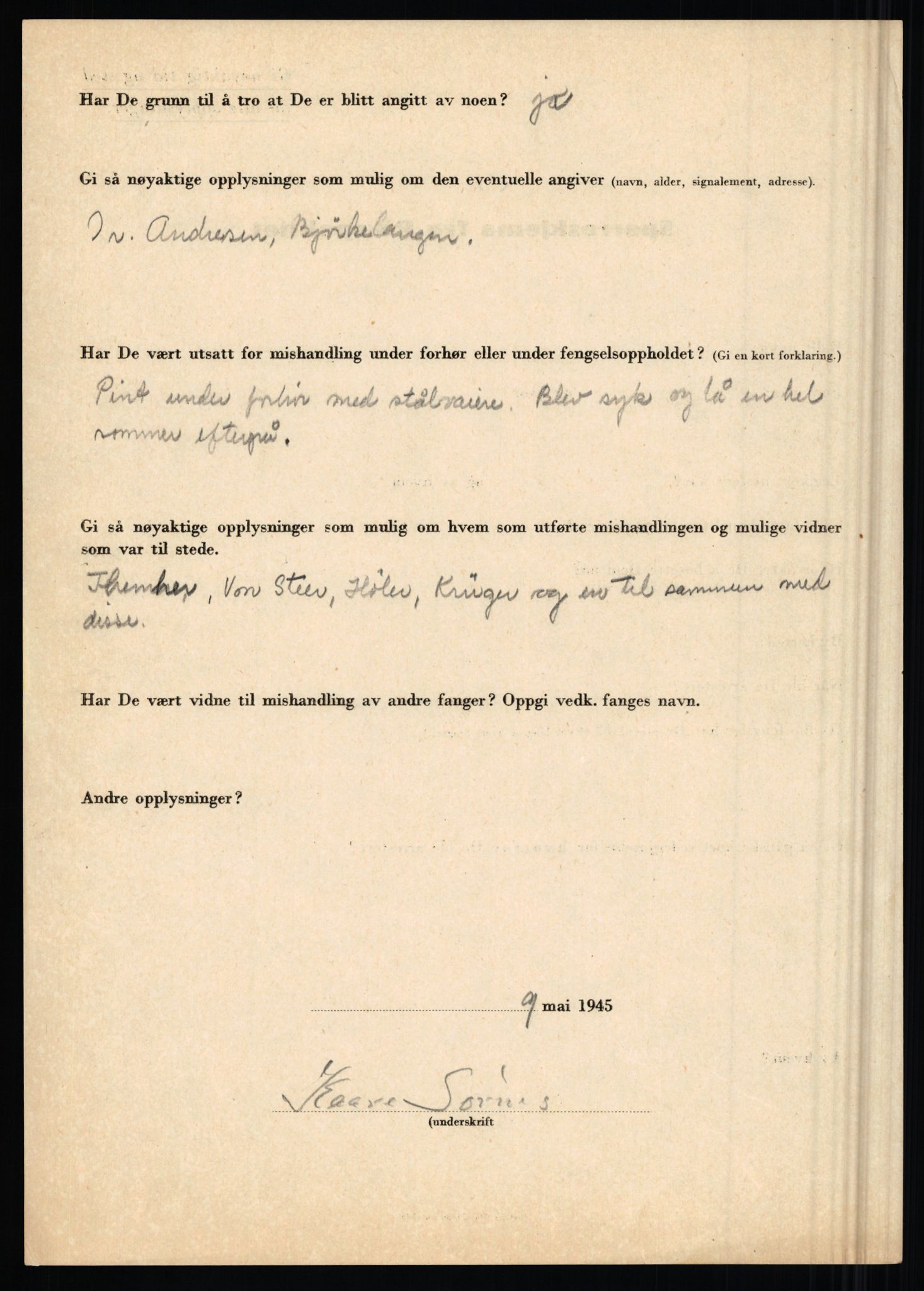 Rikspolitisjefen, AV/RA-S-1560/L/L0016: Sti, Lauritz - Tettum, Karl August, 1940-1945, s. 876