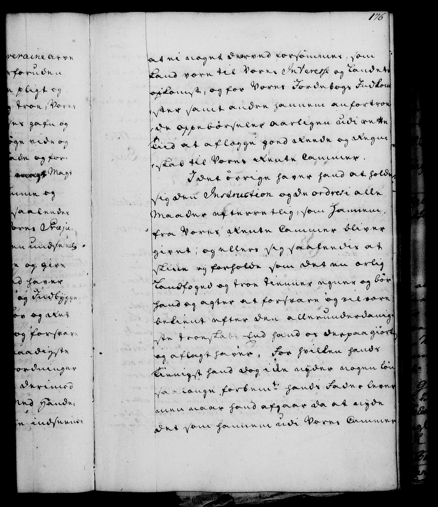 Rentekammeret, Kammerkanselliet, RA/EA-3111/G/Gg/Gge/L0003: Norsk bestallingsprotokoll med register (merket RK 53.27), 1745-1761, s. 176