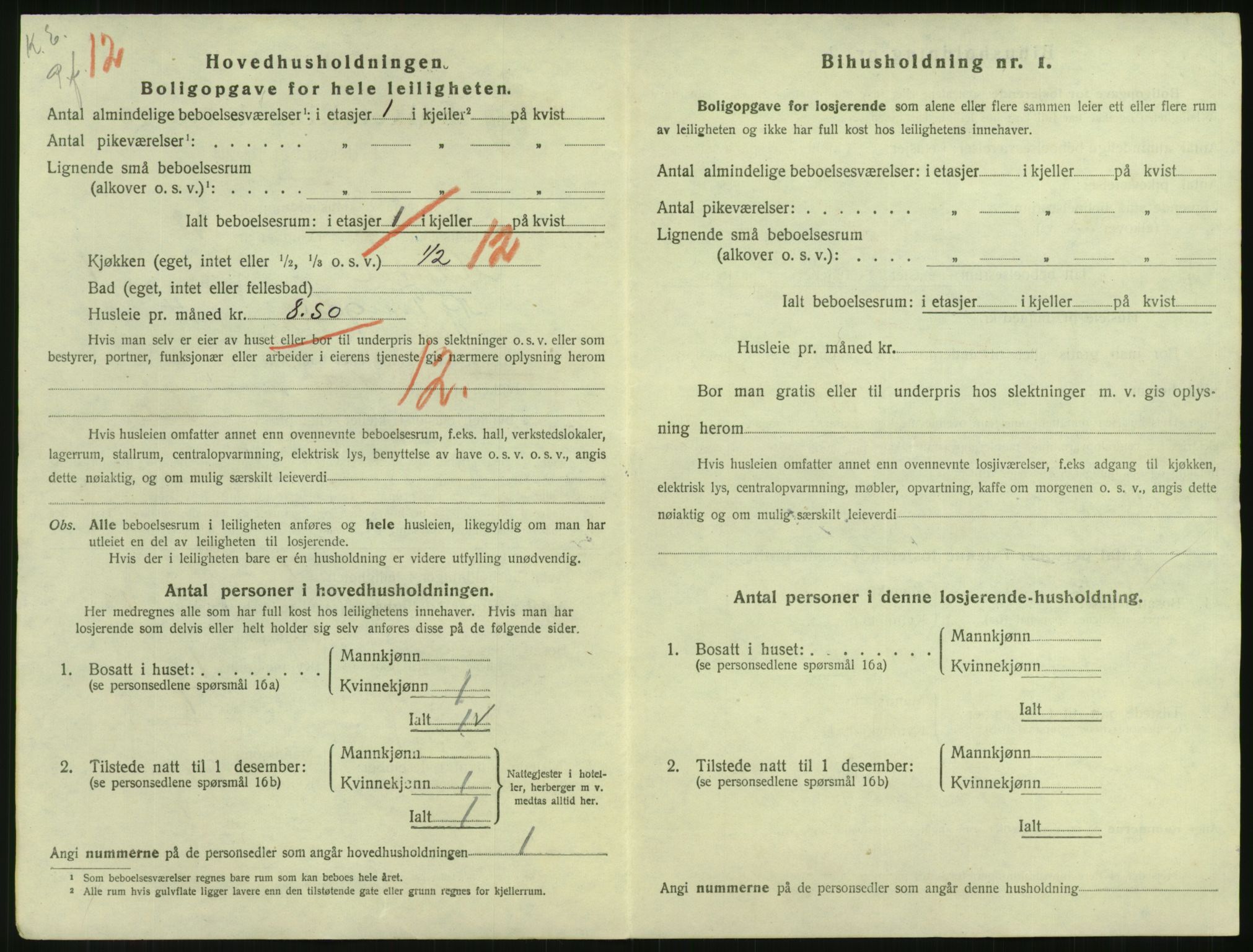 SAK, Folketelling 1920 for 1002 Mandal ladested, 1920, s. 1436