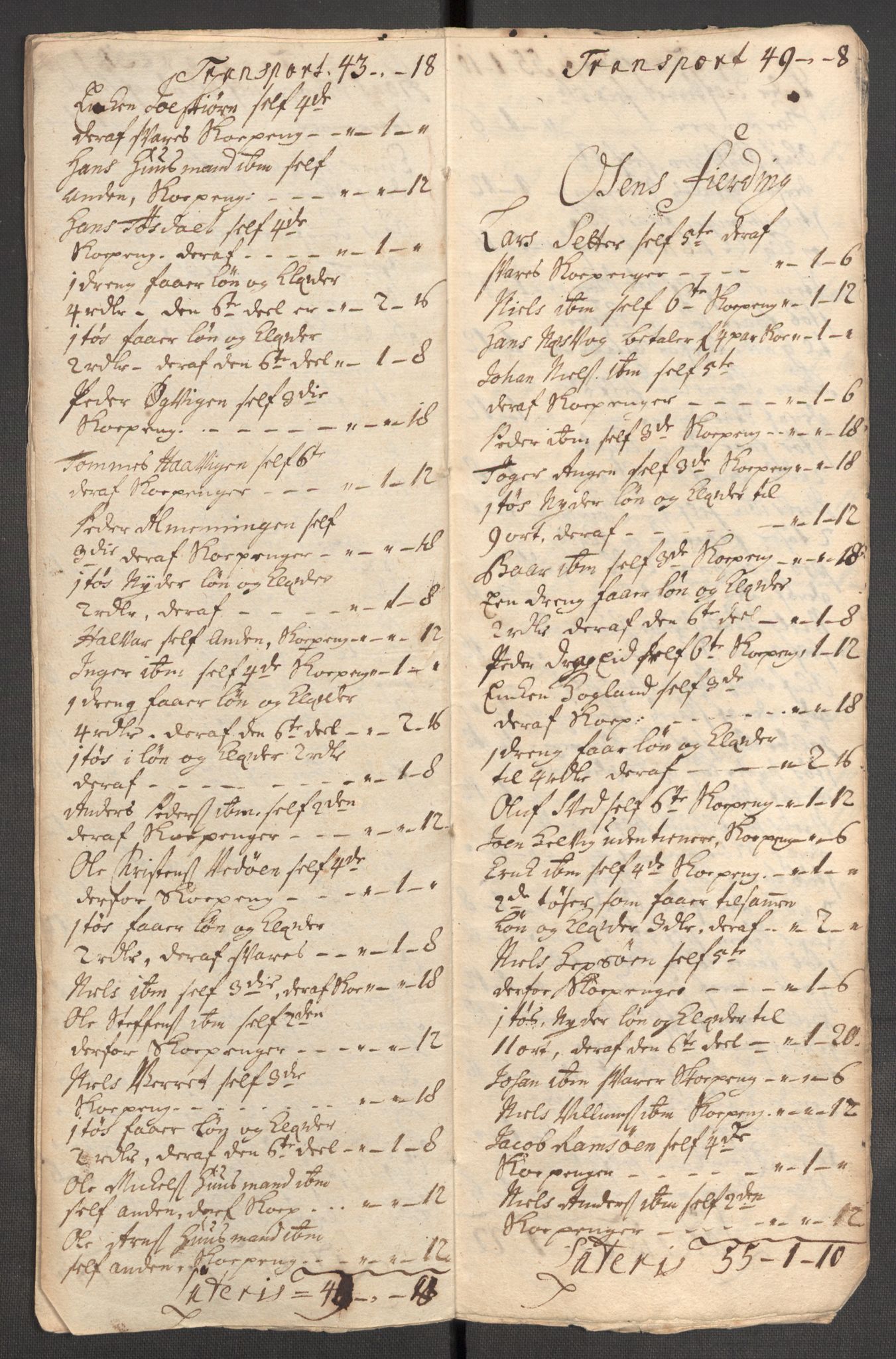 Rentekammeret inntil 1814, Reviderte regnskaper, Fogderegnskap, RA/EA-4092/R57/L3860: Fogderegnskap Fosen, 1711, s. 421