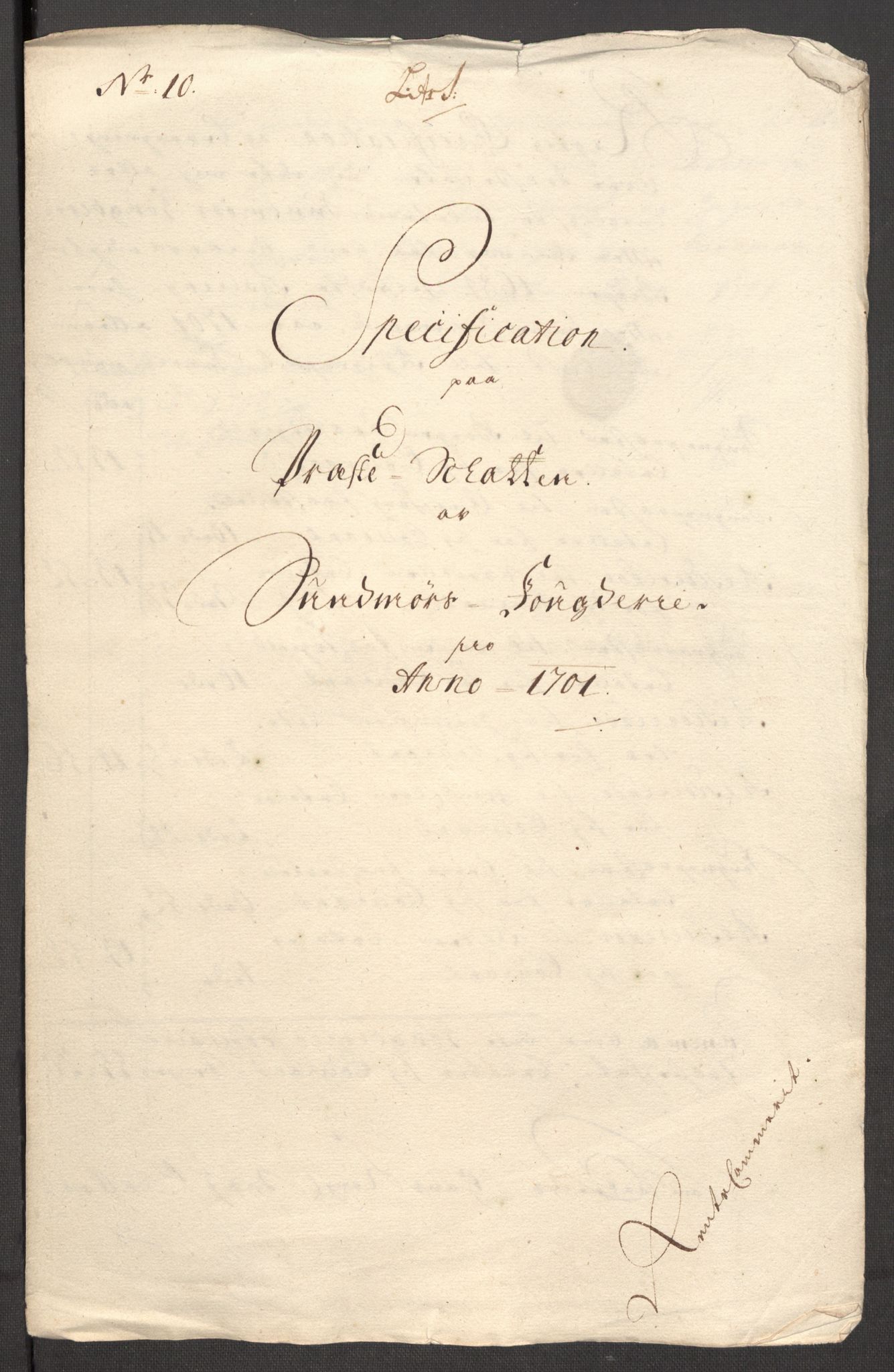 Rentekammeret inntil 1814, Reviderte regnskaper, Fogderegnskap, AV/RA-EA-4092/R54/L3558: Fogderegnskap Sunnmøre, 1700-1701, s. 478