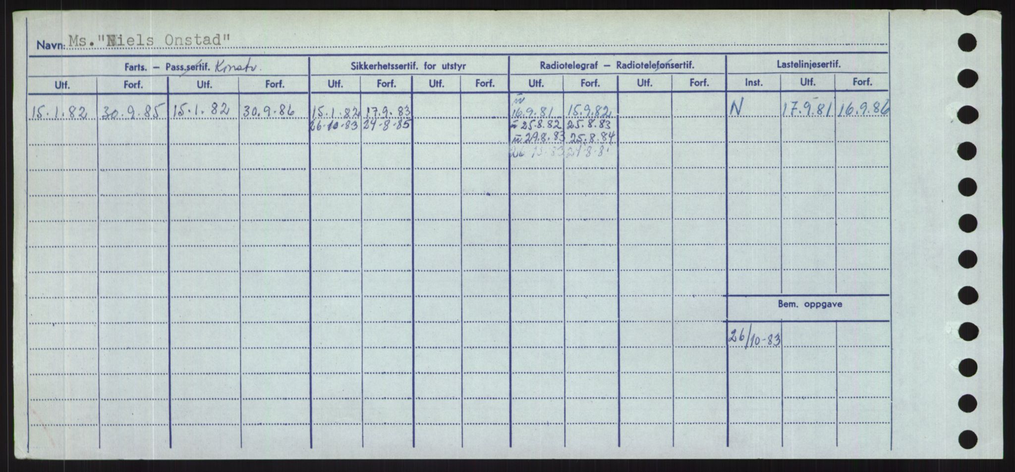 Sjøfartsdirektoratet med forløpere, Skipsmålingen, RA/S-1627/H/Hd/L0026: Fartøy, N-Norhol, s. 204