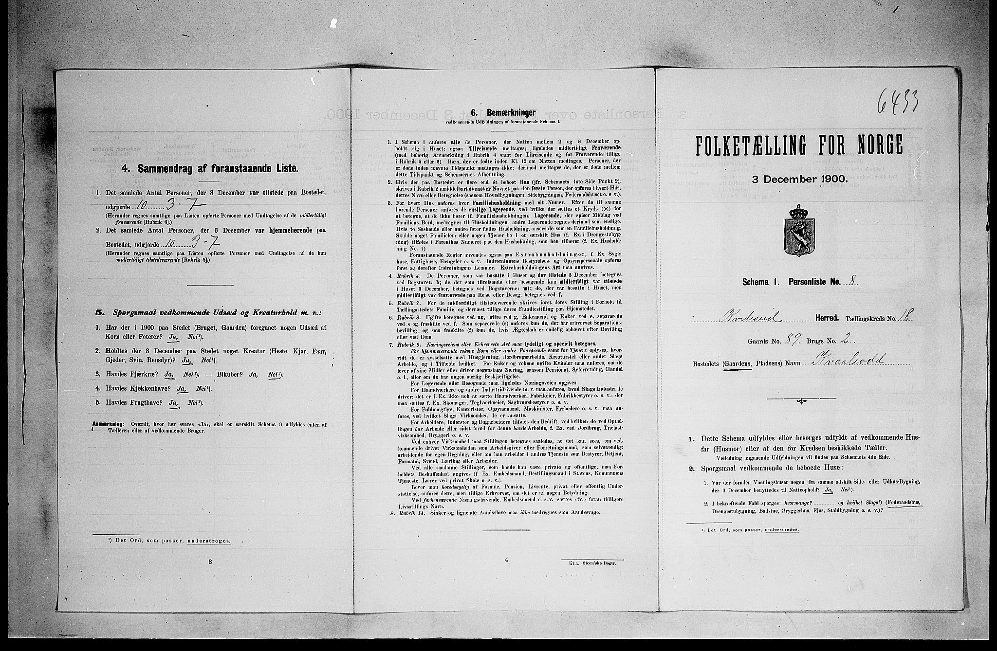 SAKO, Folketelling 1900 for 0829 Kviteseid herred, 1900, s. 1118