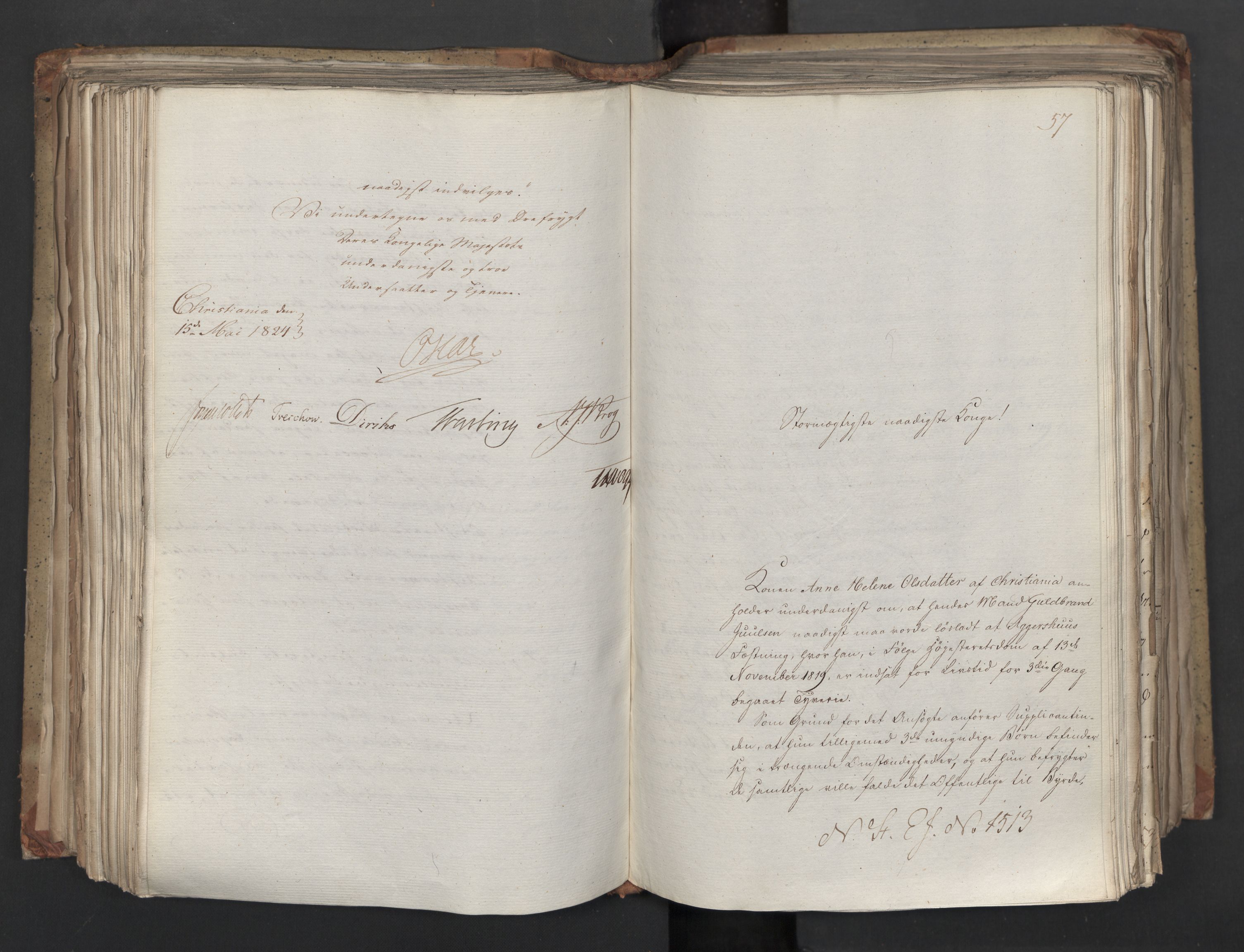 Statsrådsavdelingen i Stockholm, AV/RA-S-1003/D/Da/L0038: Regjeringsinnstillinger nr. 1404-1660, 1824, s. 283