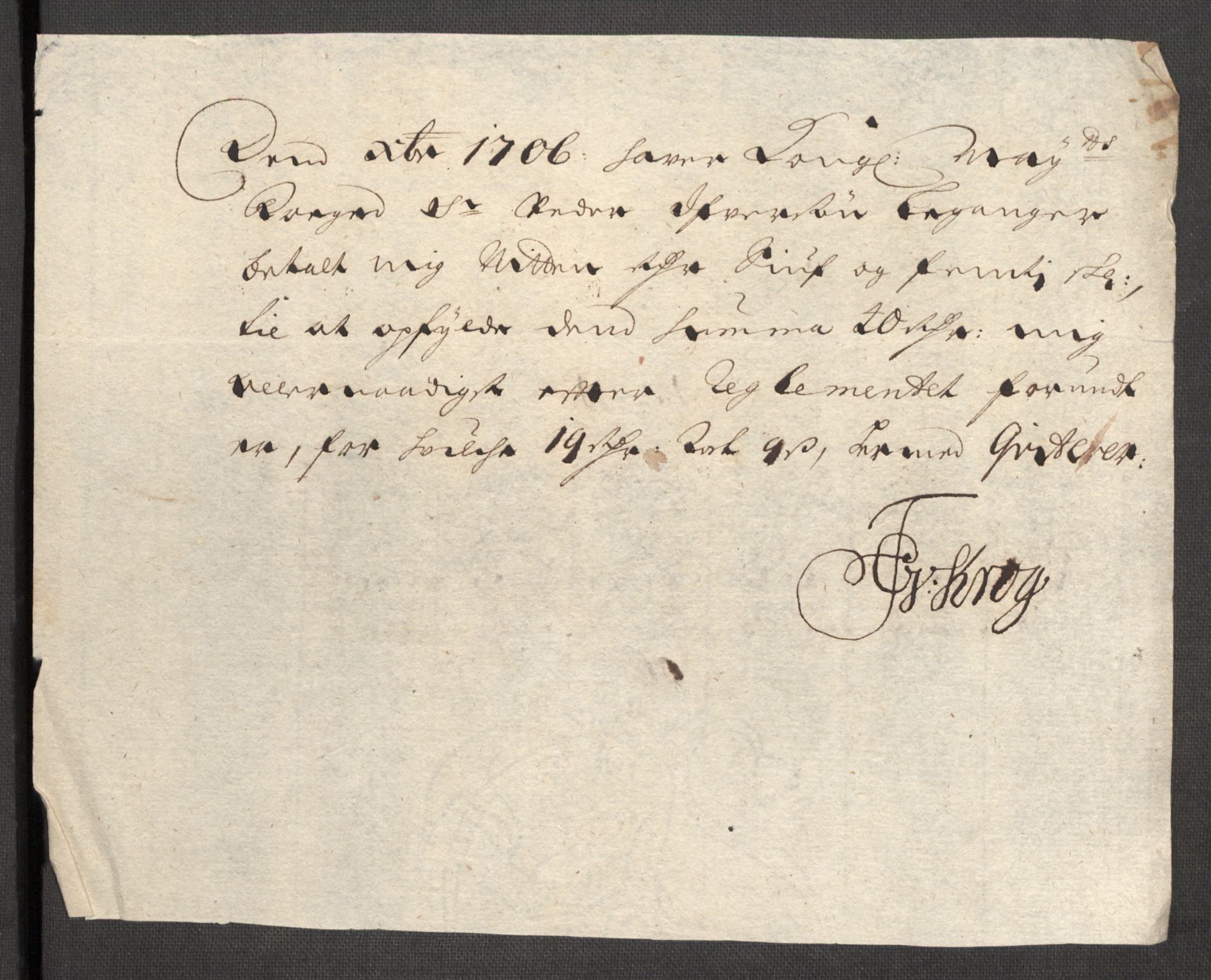 Rentekammeret inntil 1814, Reviderte regnskaper, Fogderegnskap, RA/EA-4092/R52/L3314: Fogderegnskap Sogn, 1705-1707, s. 365