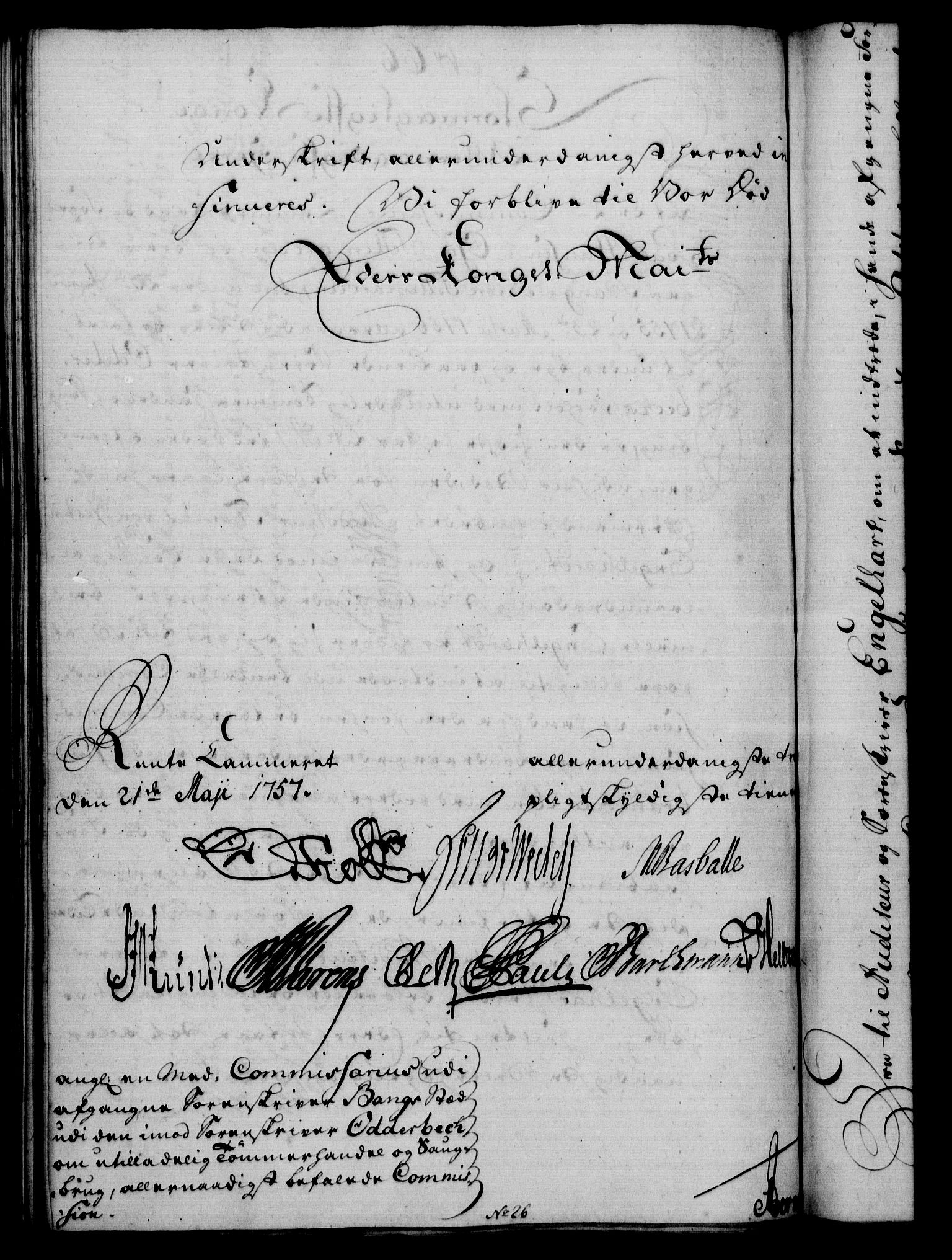 Rentekammeret, Kammerkanselliet, RA/EA-3111/G/Gf/Gfa/L0039: Norsk relasjons- og resolusjonsprotokoll (merket RK 52.39), 1757, s. 399