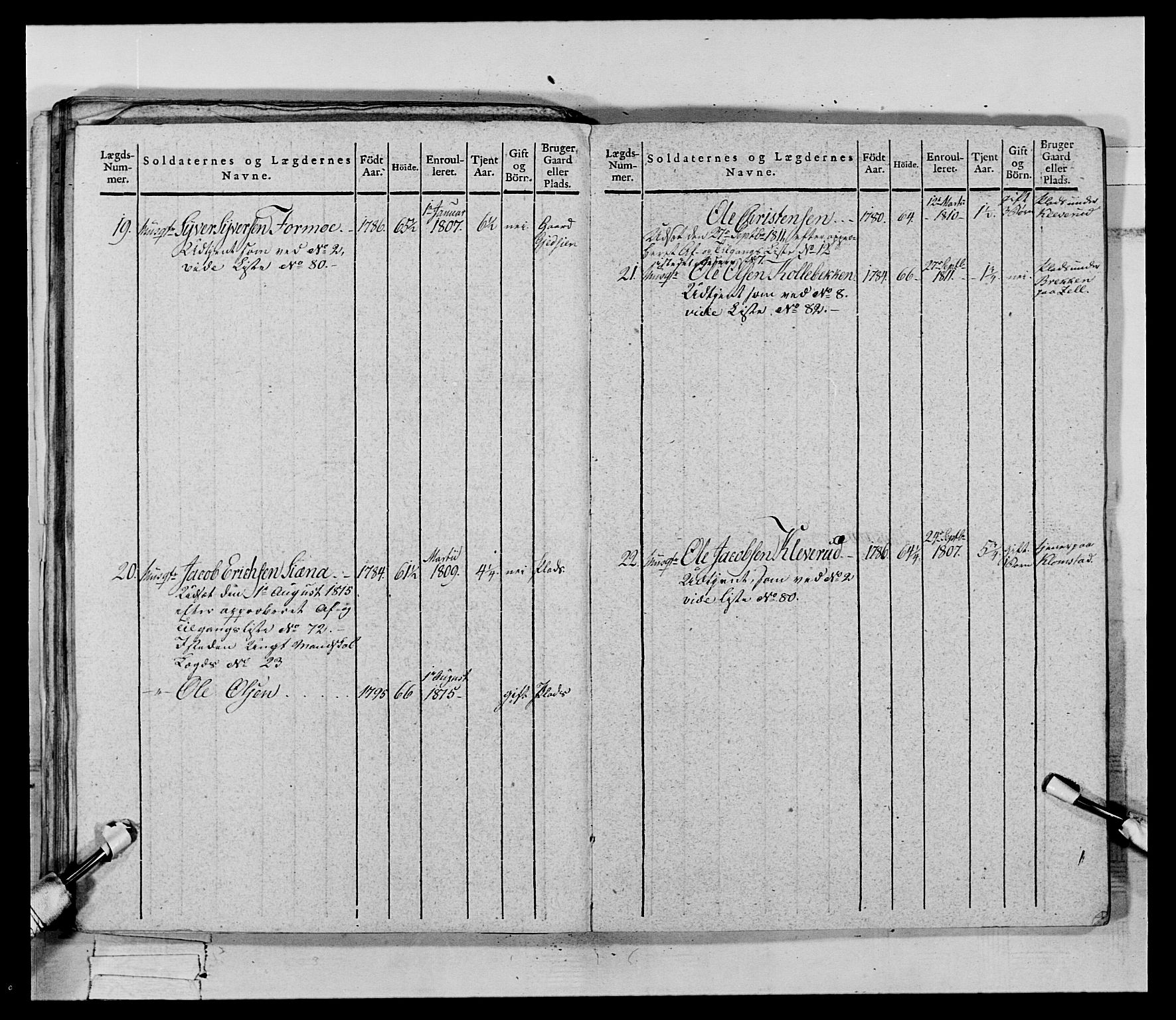 Generalitets- og kommissariatskollegiet, Det kongelige norske kommissariatskollegium, AV/RA-EA-5420/E/Eh/L0069: Opplandske gevorbne infanteriregiment, 1810-1818, s. 427