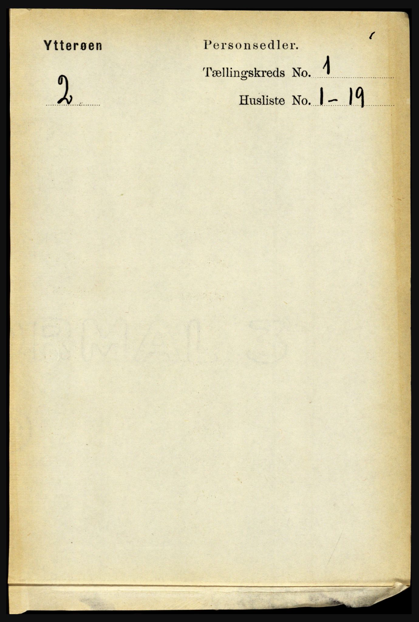 RA, Folketelling 1891 for 1722 Ytterøy herred, 1891, s. 106