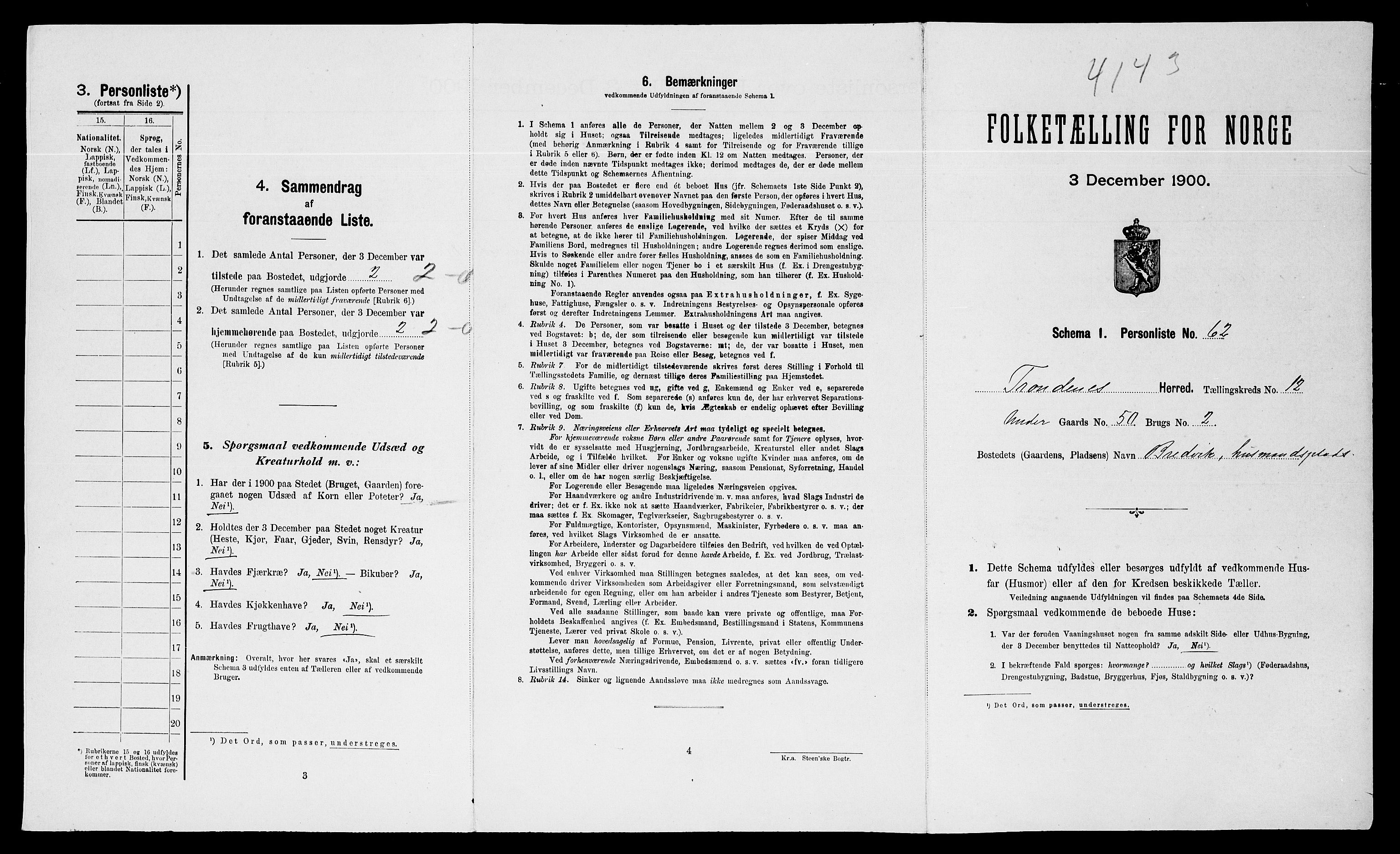 SATØ, Folketelling 1900 for 1914 Trondenes herred, 1900, s. 1294