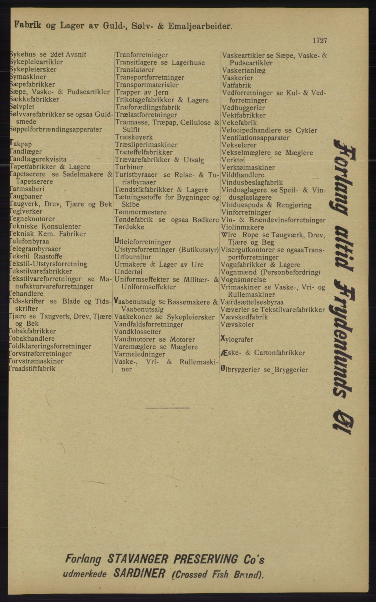Kristiania/Oslo adressebok, PUBL/-, 1913, s. 1683