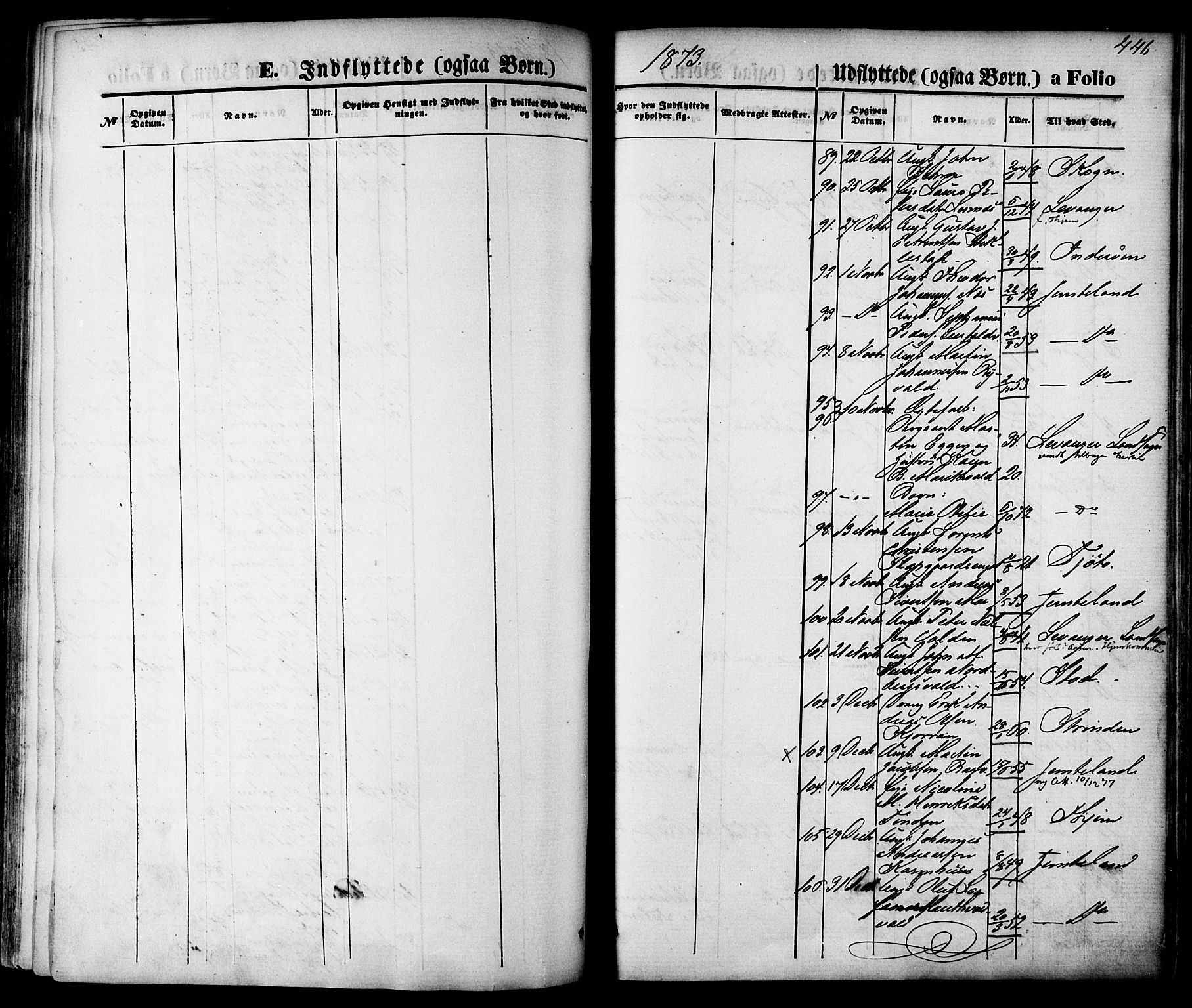 Ministerialprotokoller, klokkerbøker og fødselsregistre - Nord-Trøndelag, AV/SAT-A-1458/723/L0242: Ministerialbok nr. 723A11, 1870-1880, s. 446