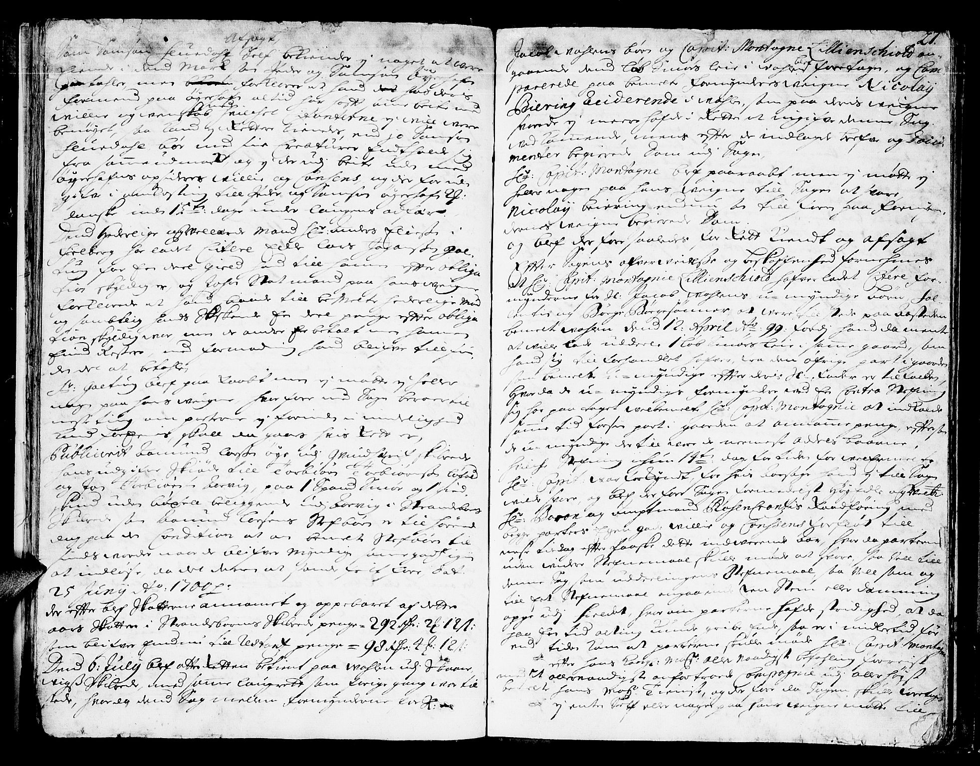 Sunnhordland sorenskrivar, AV/SAB-A-2401/1/F/Faa/L0024: Tingbøker, 1700, s. 26b-27a