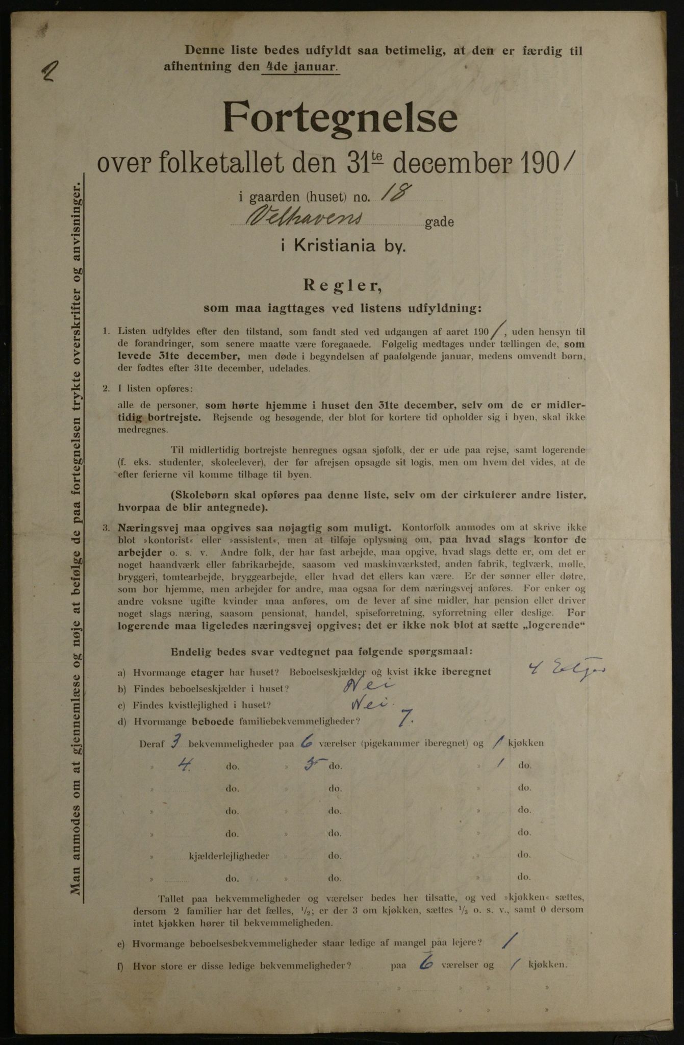 OBA, Kommunal folketelling 31.12.1901 for Kristiania kjøpstad, 1901, s. 19444