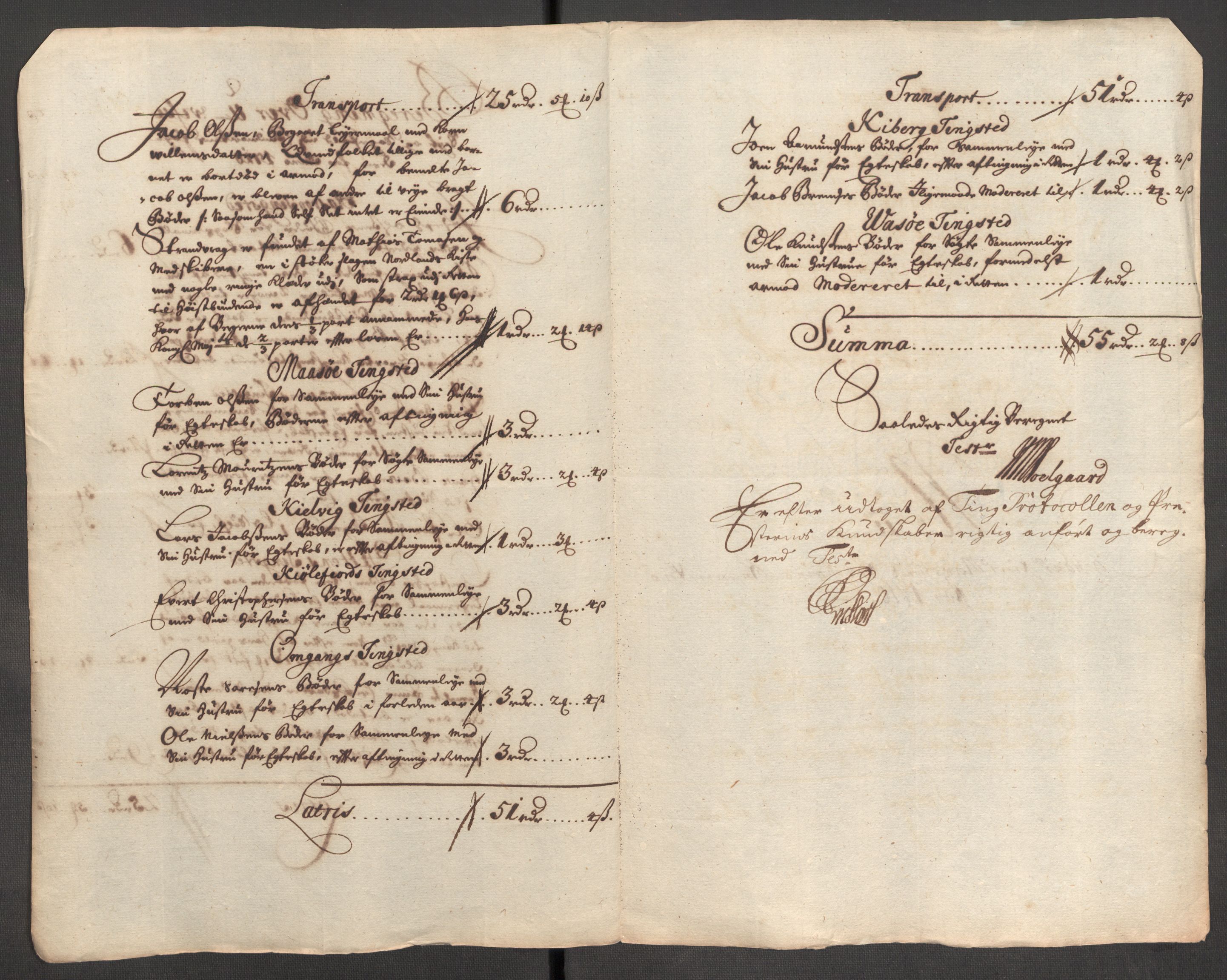 Rentekammeret inntil 1814, Reviderte regnskaper, Fogderegnskap, AV/RA-EA-4092/R69/L4855: Fogderegnskap Finnmark/Vardøhus, 1709-1712, s. 304