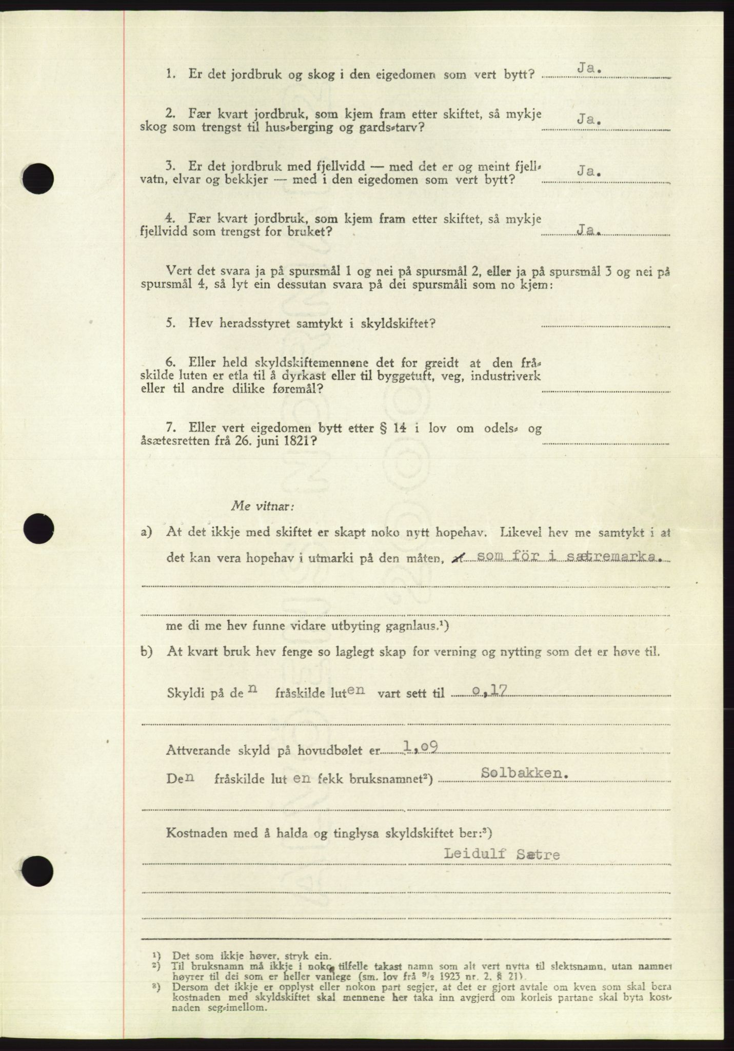 Søre Sunnmøre sorenskriveri, AV/SAT-A-4122/1/2/2C/L0086: Pantebok nr. 12A, 1949-1950, Dagboknr: 713/1950