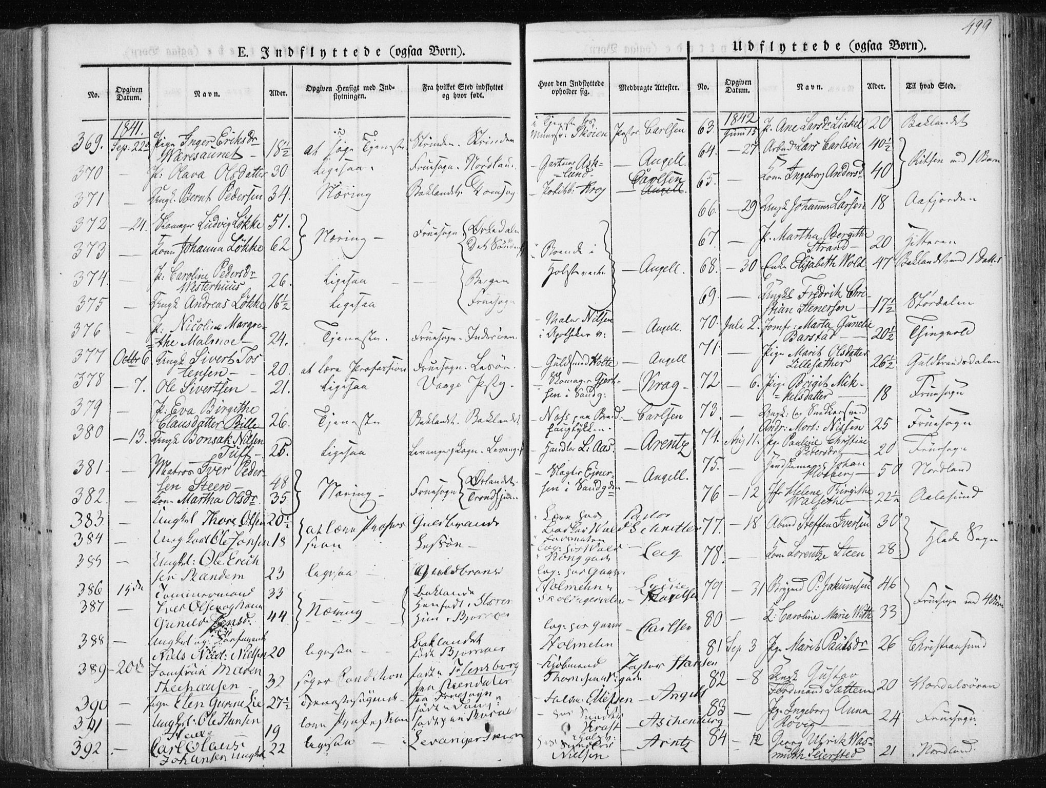 Ministerialprotokoller, klokkerbøker og fødselsregistre - Sør-Trøndelag, AV/SAT-A-1456/601/L0049: Ministerialbok nr. 601A17, 1839-1847, s. 499