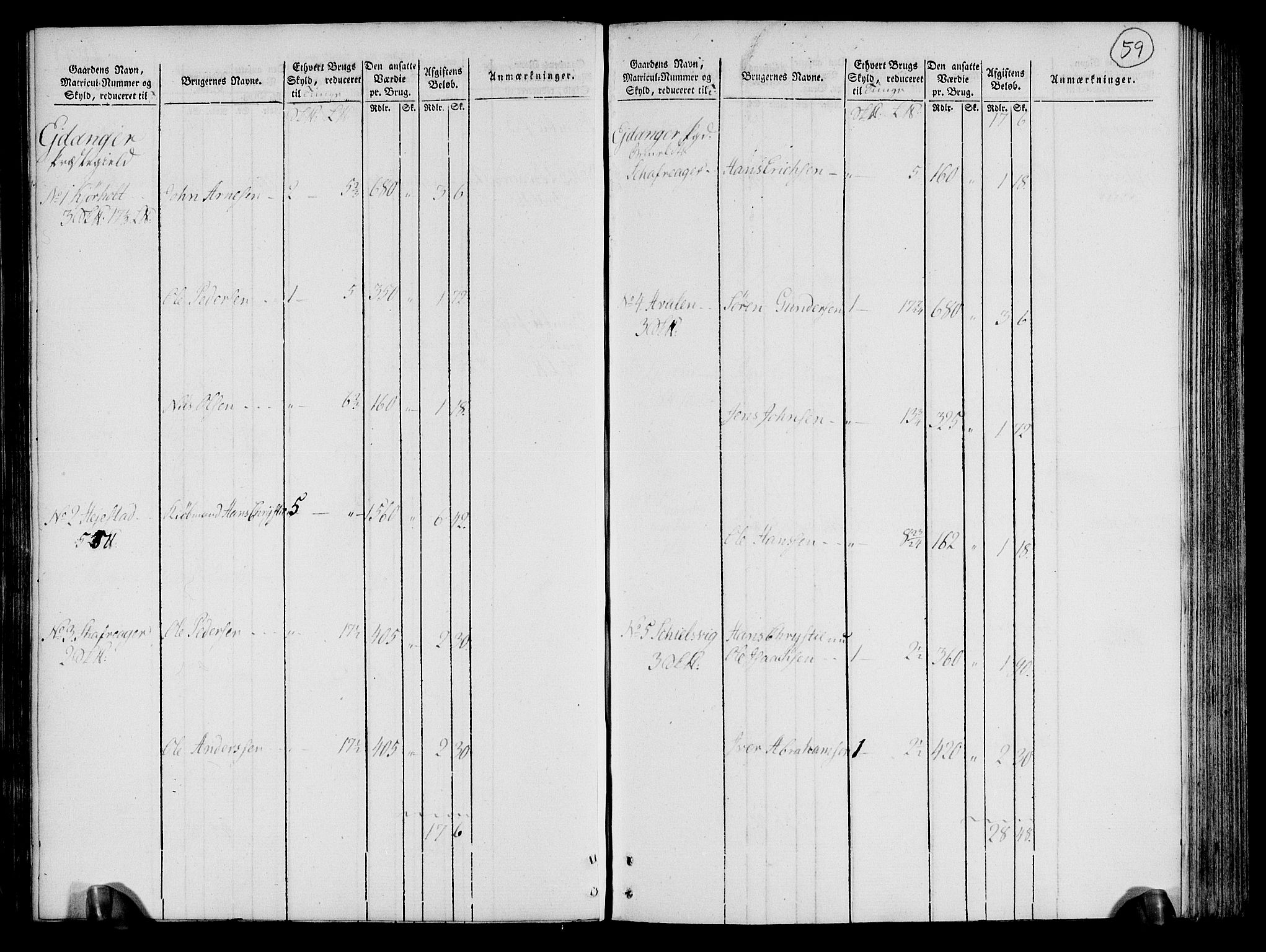 Rentekammeret inntil 1814, Realistisk ordnet avdeling, RA/EA-4070/N/Ne/Nea/L0072: Nedre Telemarken og Bamble fogderi. Oppebørselsregister, 1803, s. 60