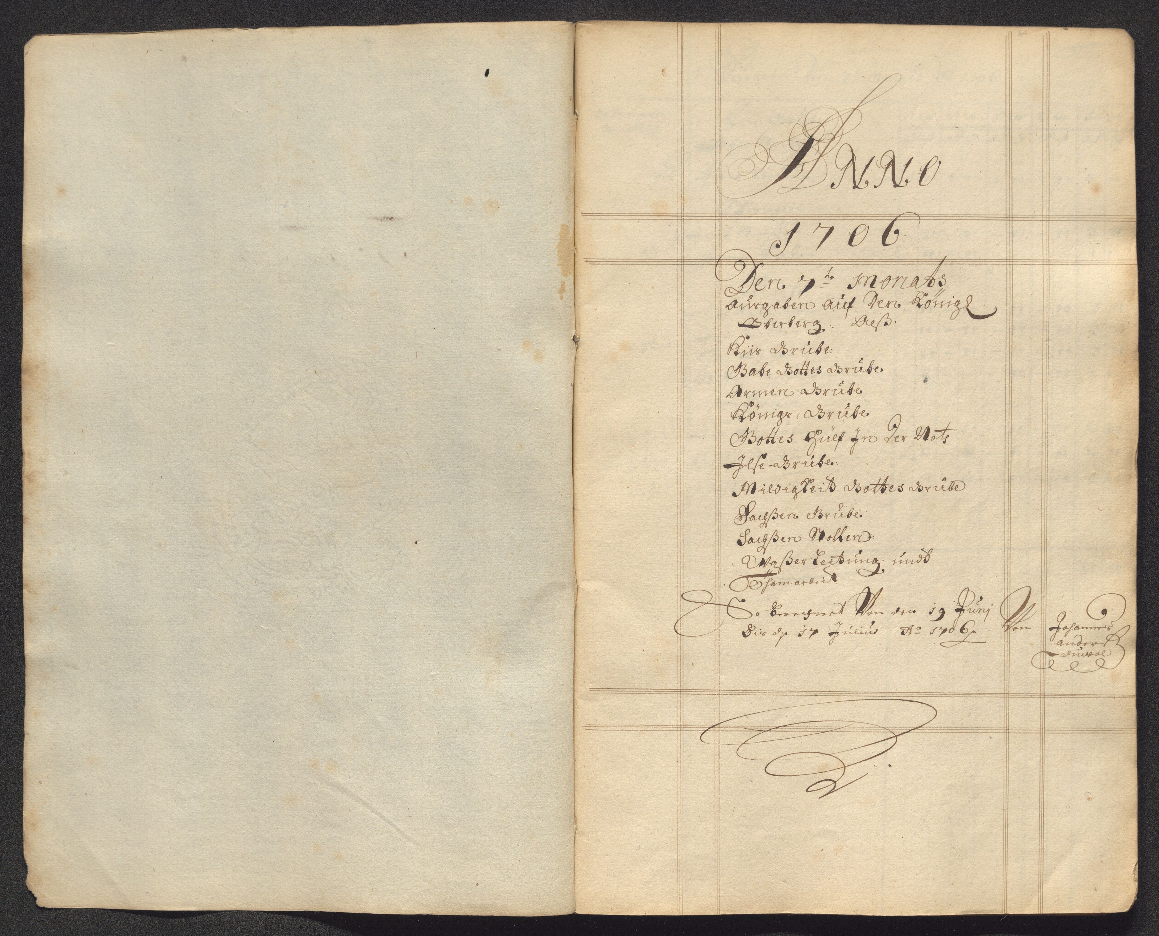 Kongsberg Sølvverk 1623-1816, AV/SAKO-EA-3135/001/D/Dc/Dcd/L0090: Utgiftsregnskap for gruver m.m., 1706, s. 116