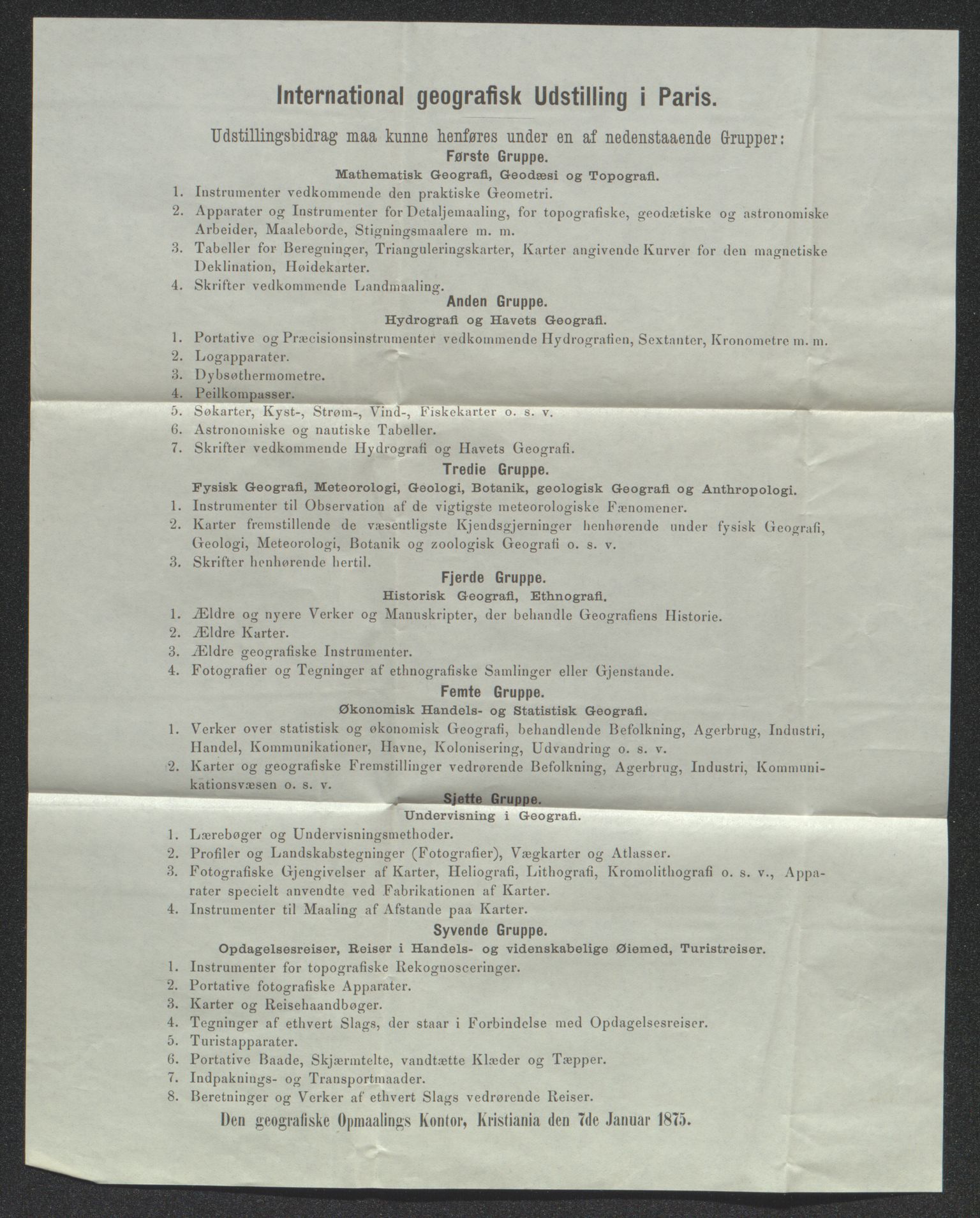 Tromsø Museum, AV/SATØ-S-0162/D/Db/L0032: Journalsaker og innkomne brev, 1872-1878, s. 315