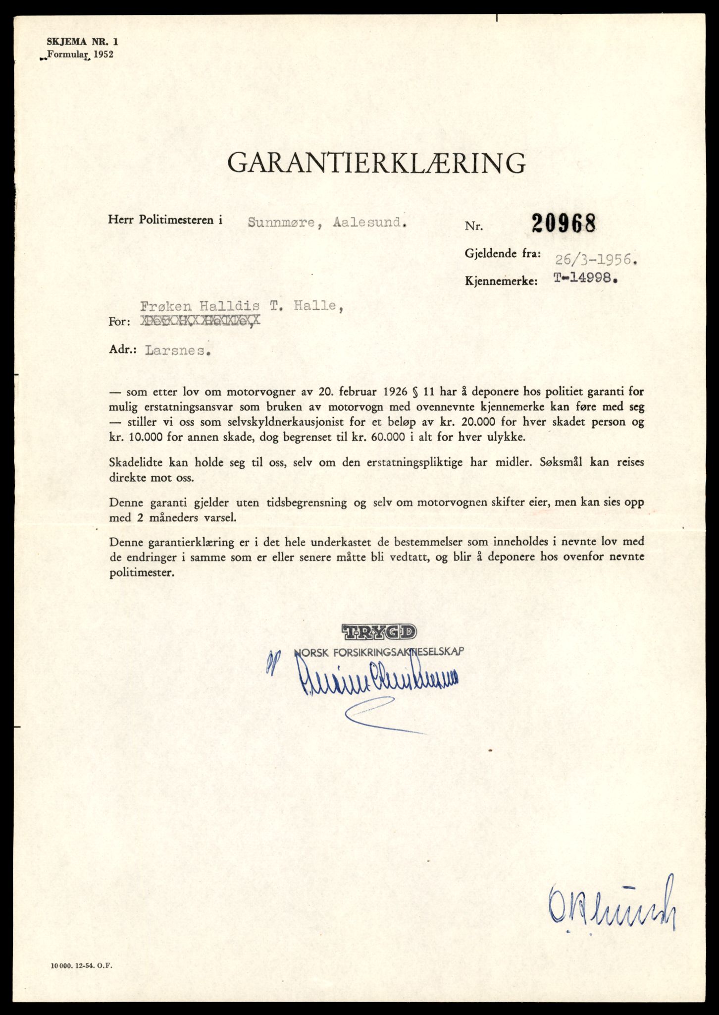 Møre og Romsdal vegkontor - Ålesund trafikkstasjon, AV/SAT-A-4099/F/Fe/L0049: Registreringskort for kjøretøy T 14864 - T 18613, 1927-1998, s. 3227