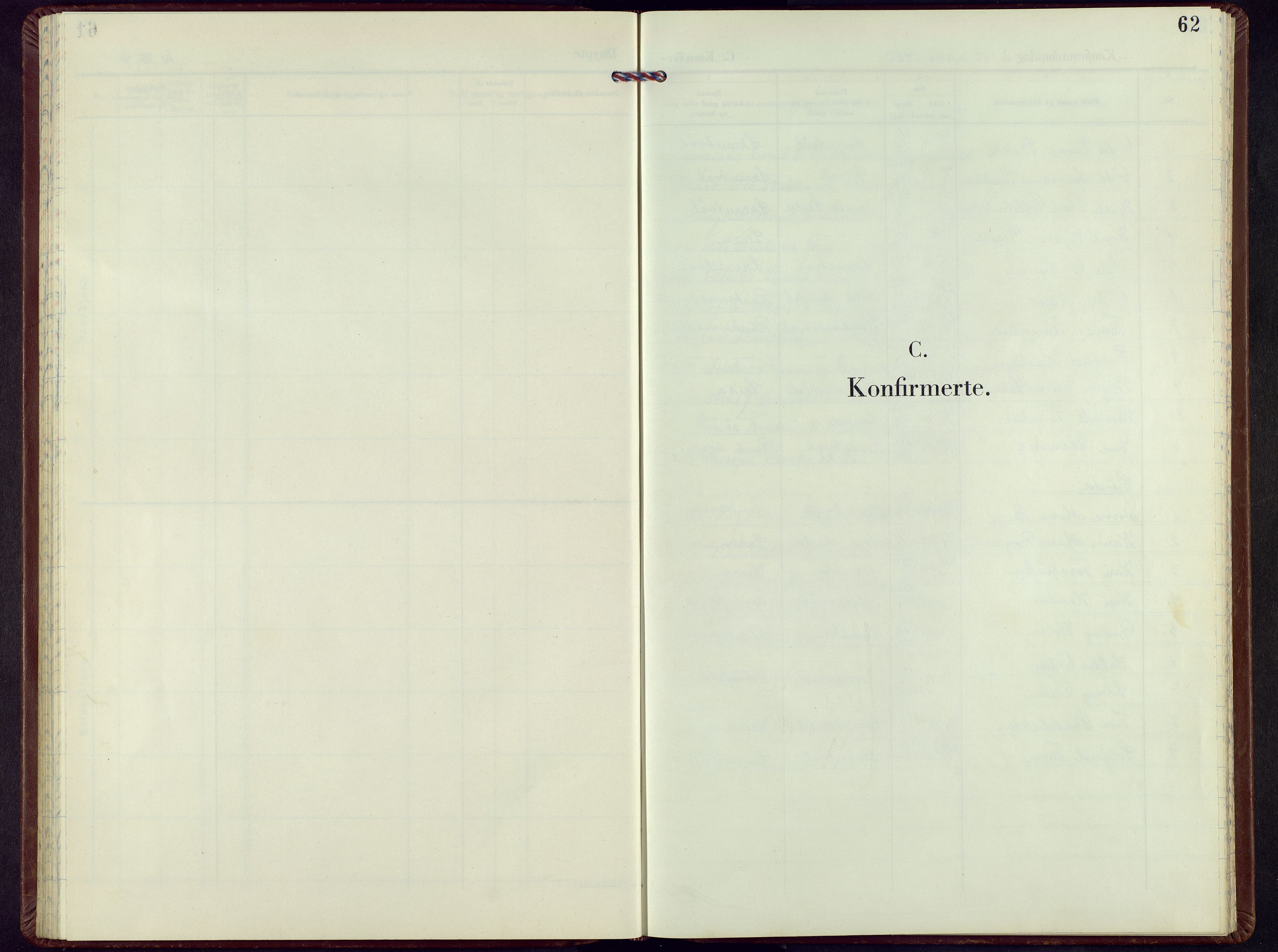 Nord-Aurdal prestekontor, SAH/PREST-132/H/Ha/Hab/L0021: Klokkerbok nr. 21, 1960-1979, s. 61b-62a