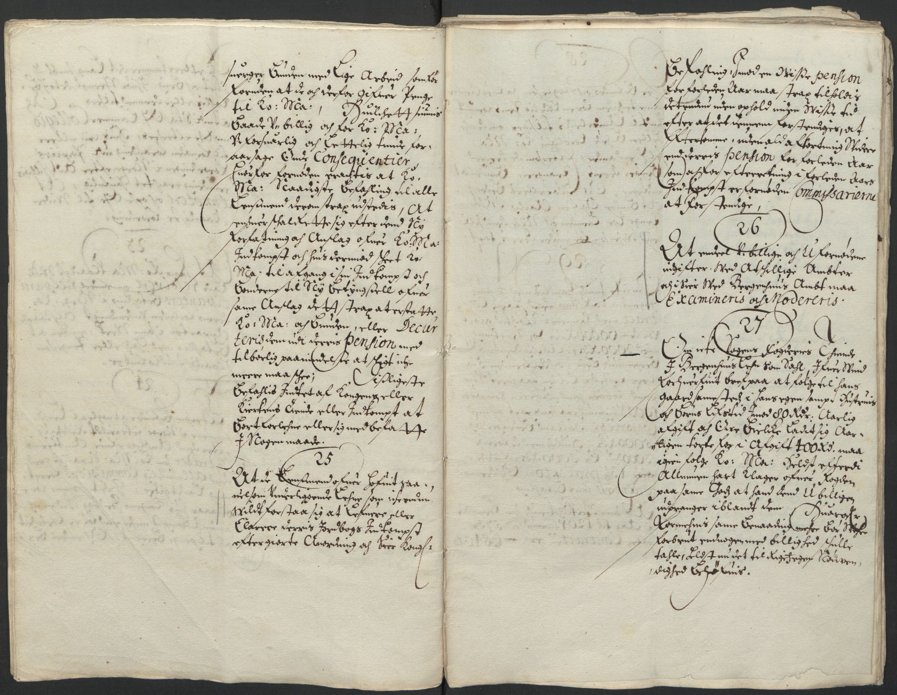 Rentekammeret inntil 1814, Realistisk ordnet avdeling, AV/RA-EA-4070/L/L0001/0002: Rentekammerdokumentene vedrørende Landkommissariatet, Landkommisjonen og skattene i Norge. Landkommissarienes relasjoner: / Forestillinger, memorialer etc., 1660-1661